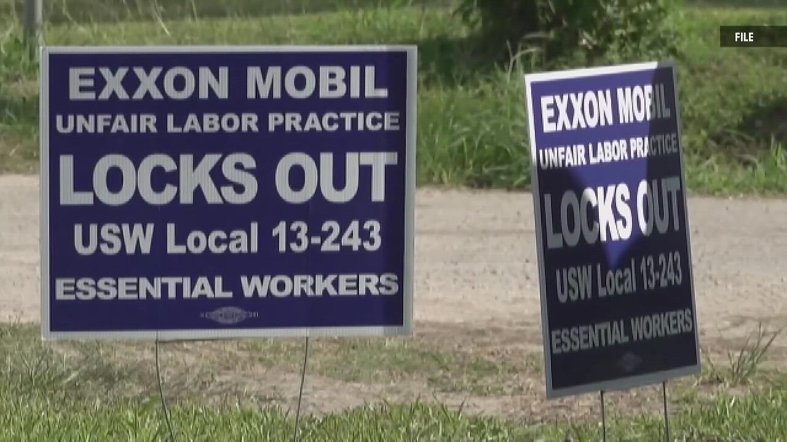 United Steelworkers, ExxonMobil discuss backpay at federal court hearing in Houston