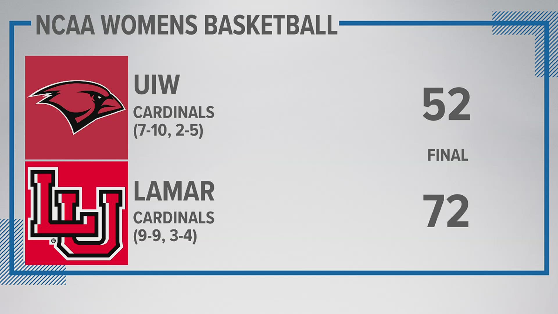 Lamar University’s women’s basketball, in the midst of a three-game skid, found themselves trailing 21-10 in the second quarter.