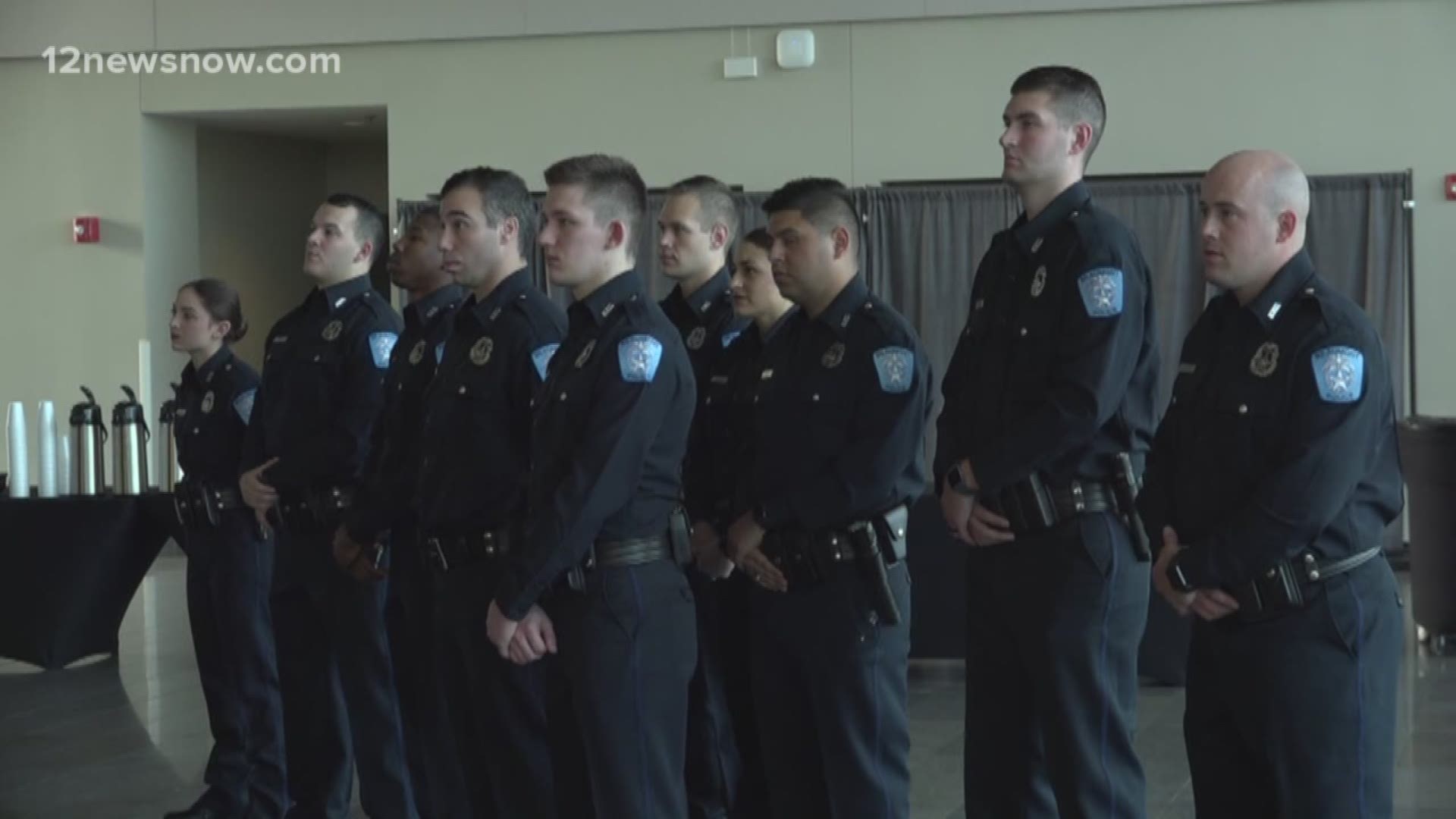 Beaumont Police Department Swears In New Officers