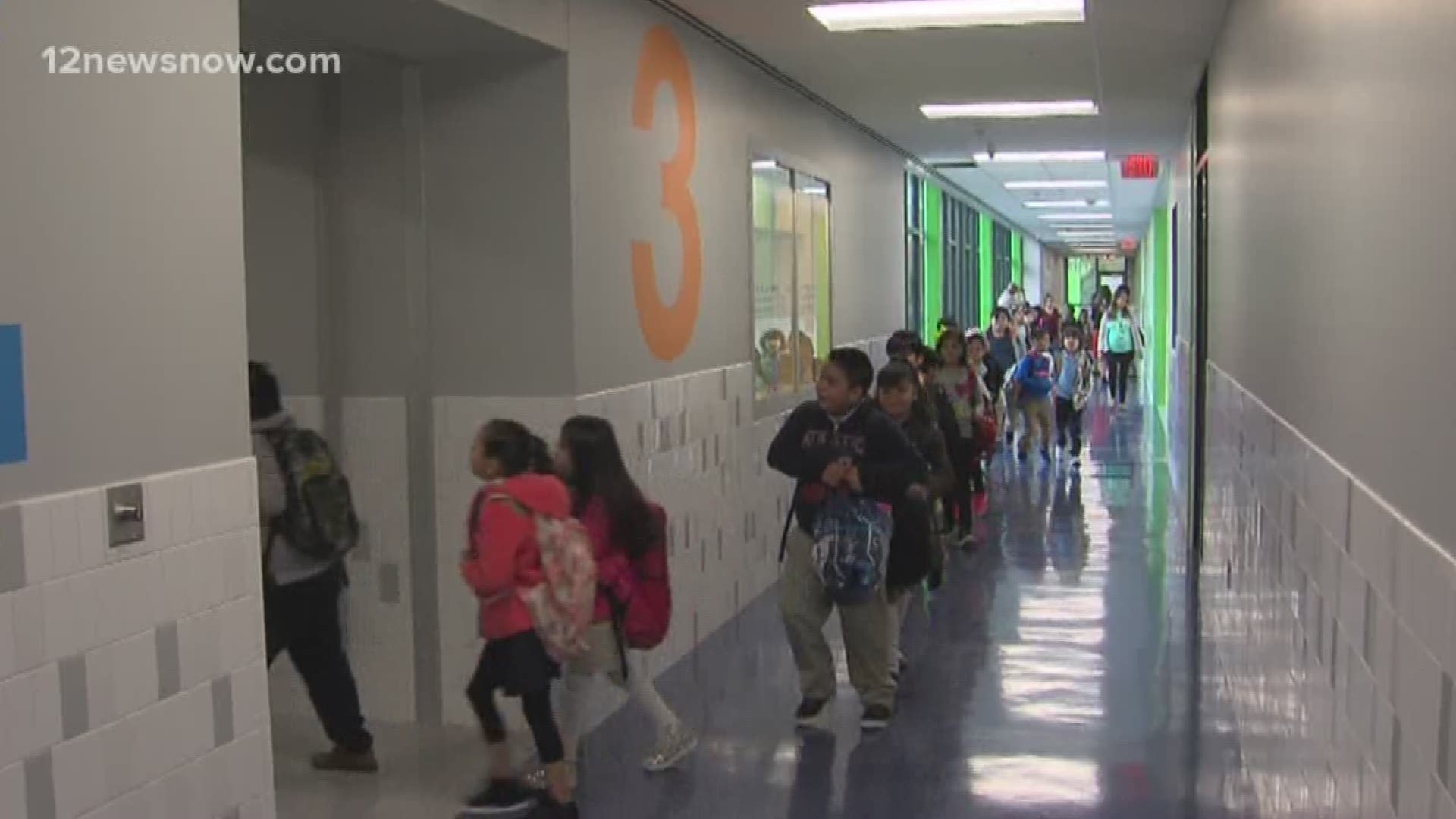 Port Arthur ISD opened the Sam Houston elementary school on Monday, Oct. 8. 