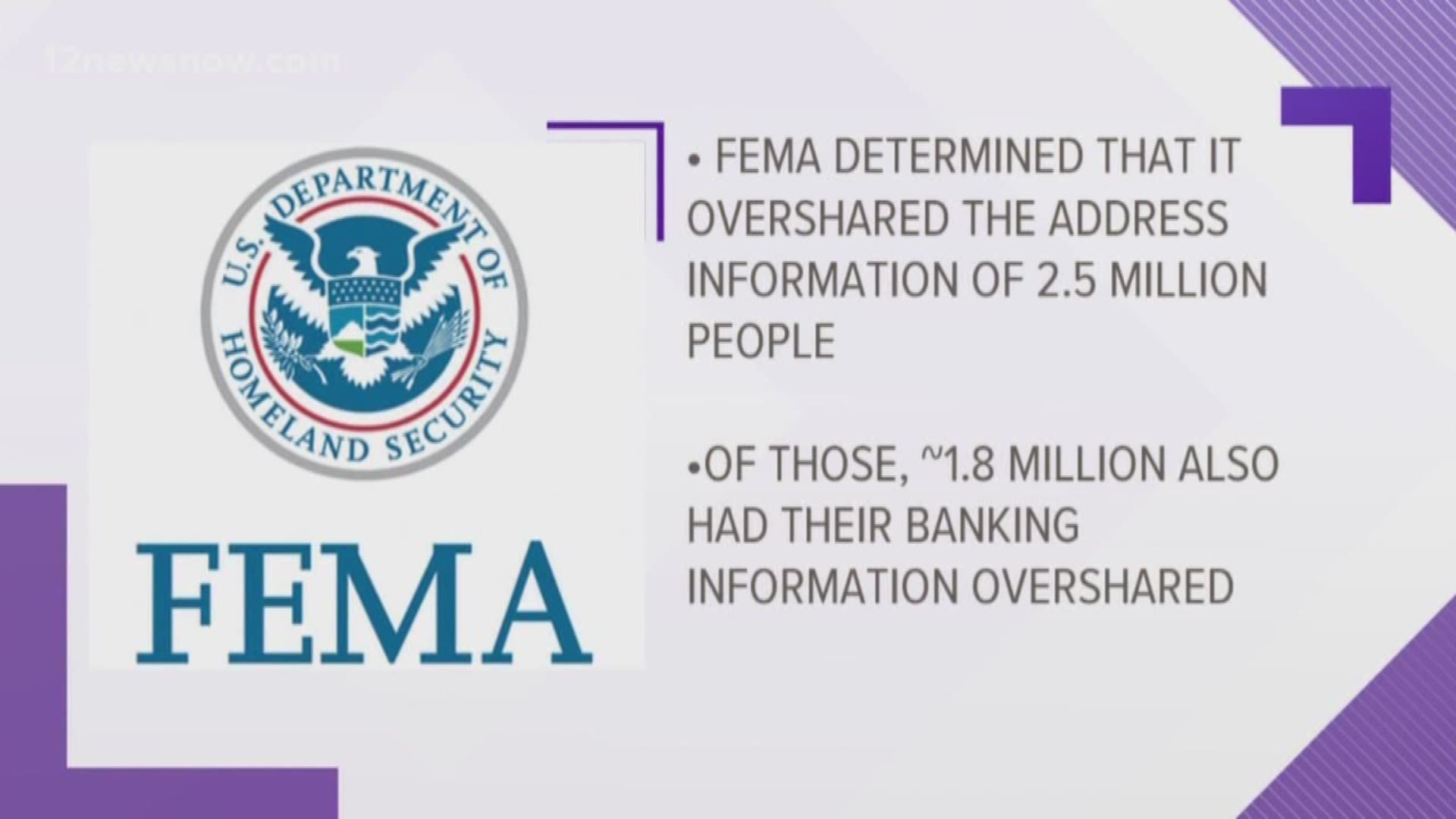 FEMA issues letters alerting disaster survivors of potential data breach