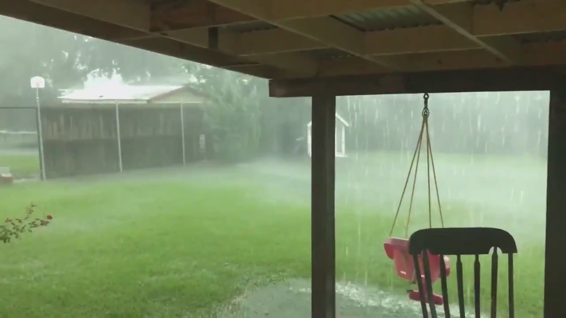 Imelda's rains battered Port Neches on Sept. 19, 2019. This video is from 12News' Ashly Elam.
