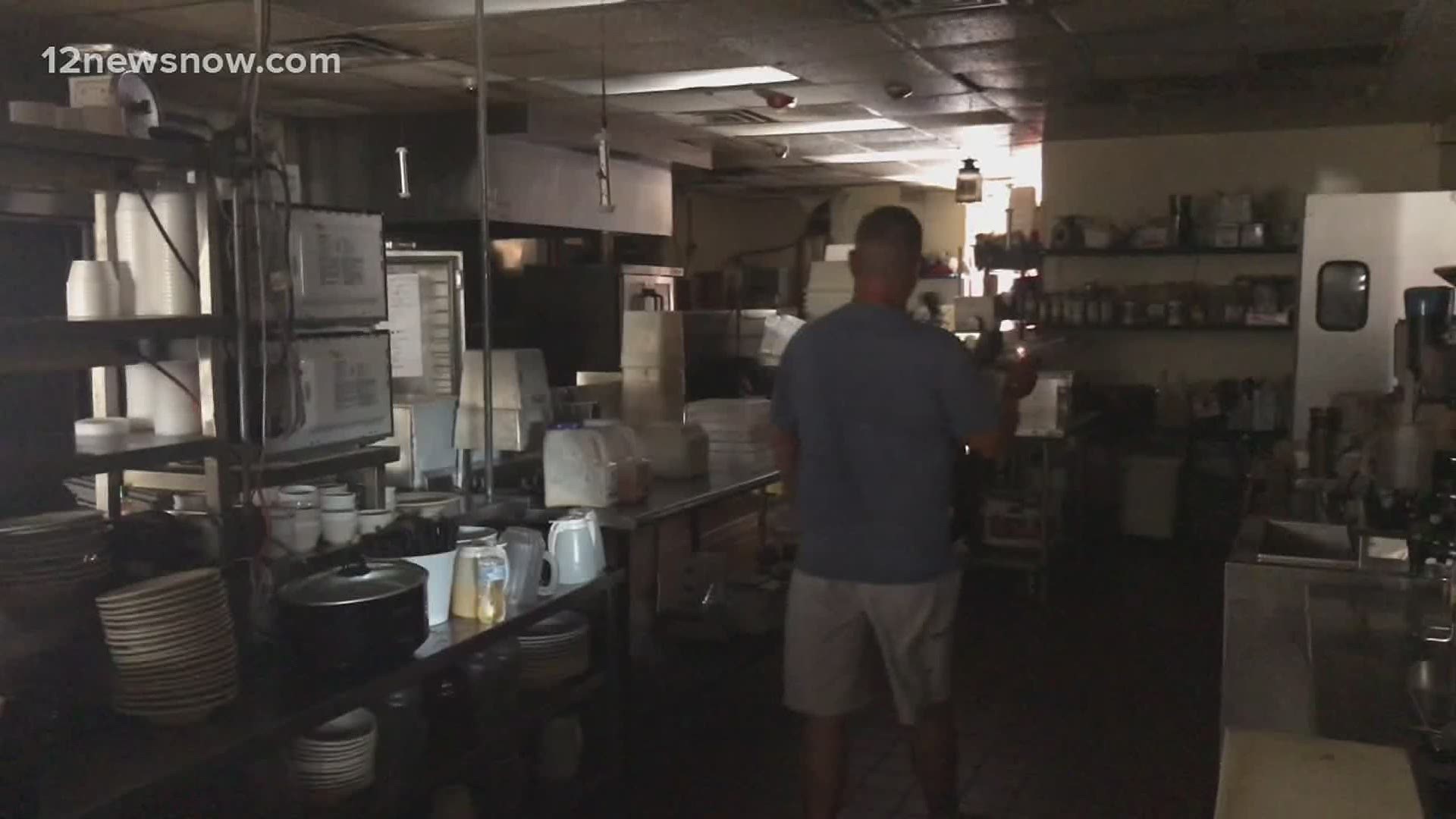 The owner of Spanky's Bar & Grill said the clock is ticking before he loses everything due to the power outages.