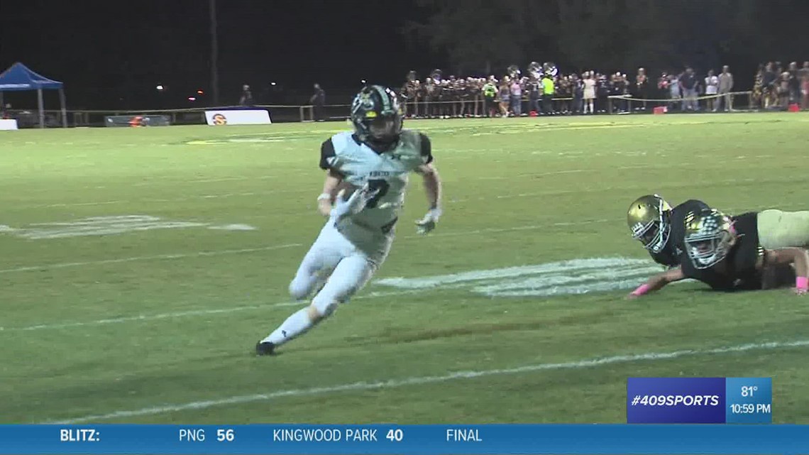 Vidor High School's Weston Sepulvado picks up the two point conversion in the Play of the Week
