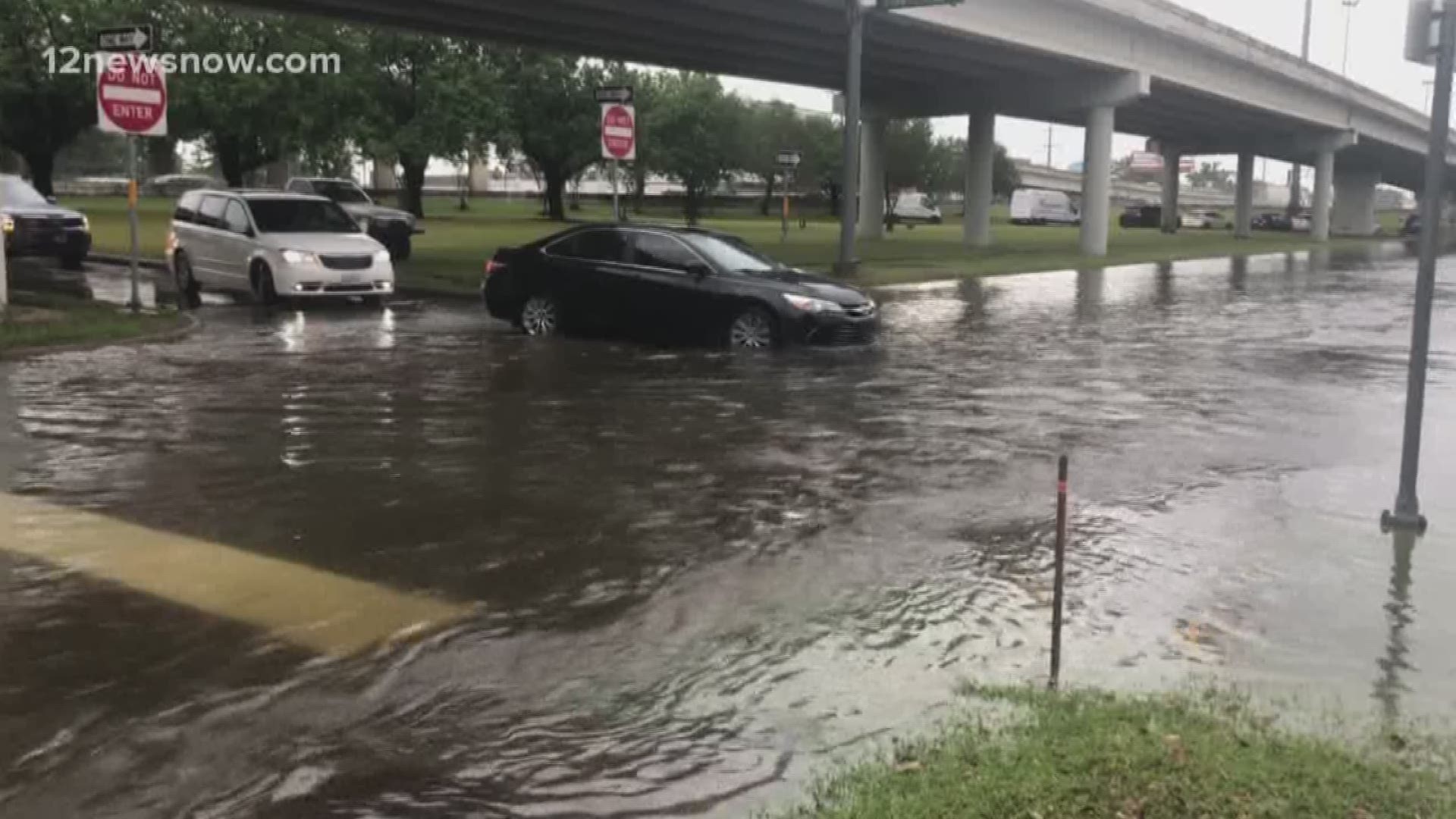 Beaumont City Council discussing ways to fix drainage after heavy rain floods streets causes frustration