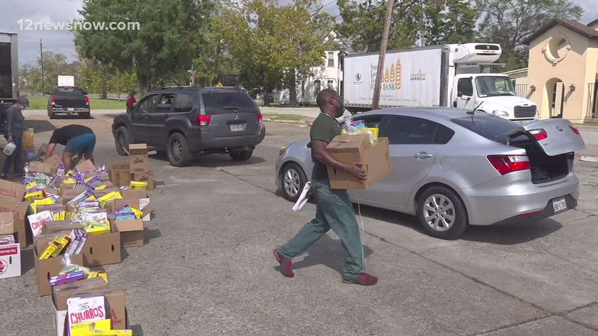 The Southeast Texas Food Bank is helping those who are still recovering from Hurricane Laura and now Delta with special food distributions services this week.