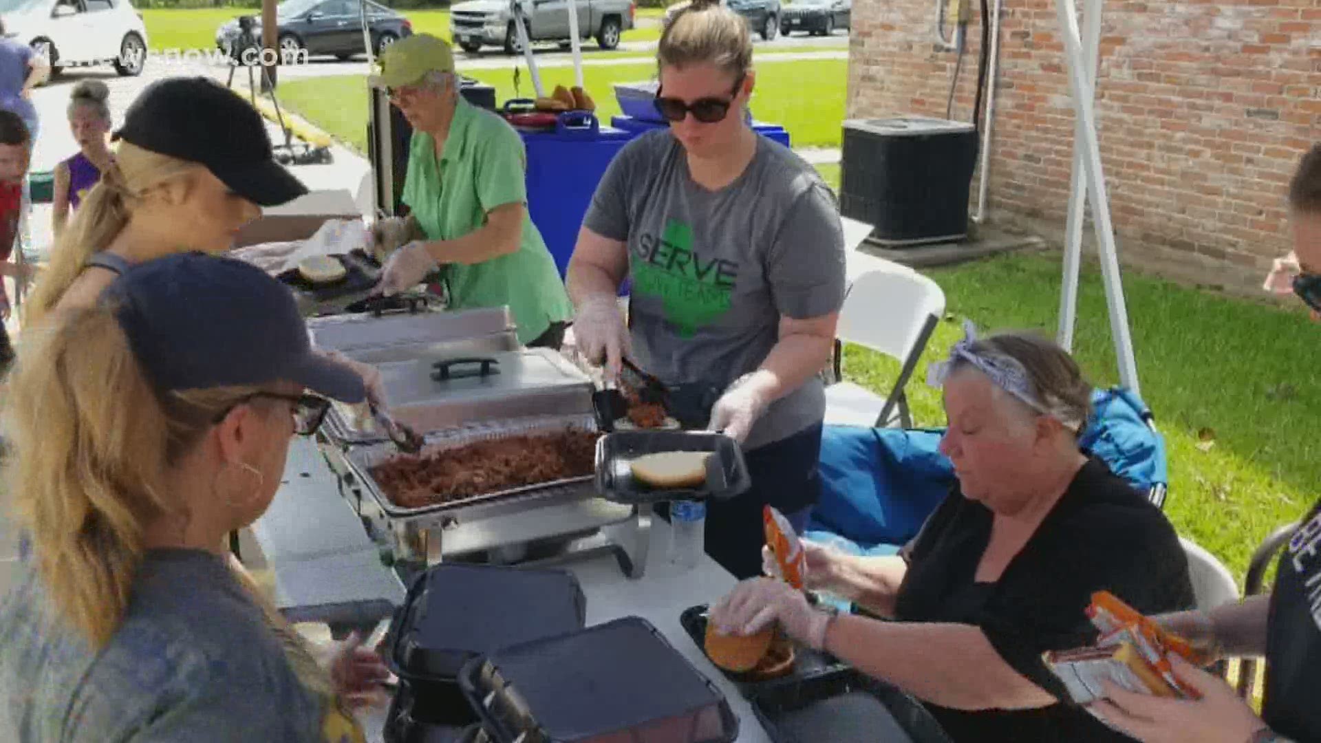 First Assembly of God in Bridge City will serve the food each day at noon during the upcoming week