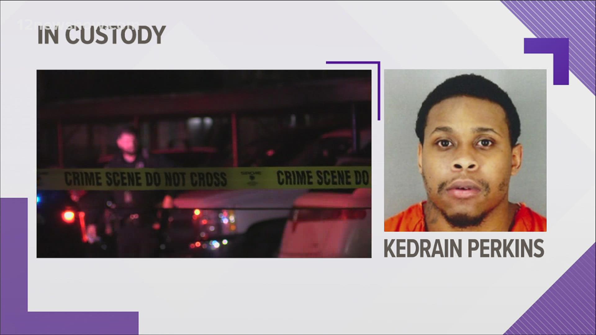 He's a suspect in a deadly shooting at a Sunday night Beaumont apartment complex.