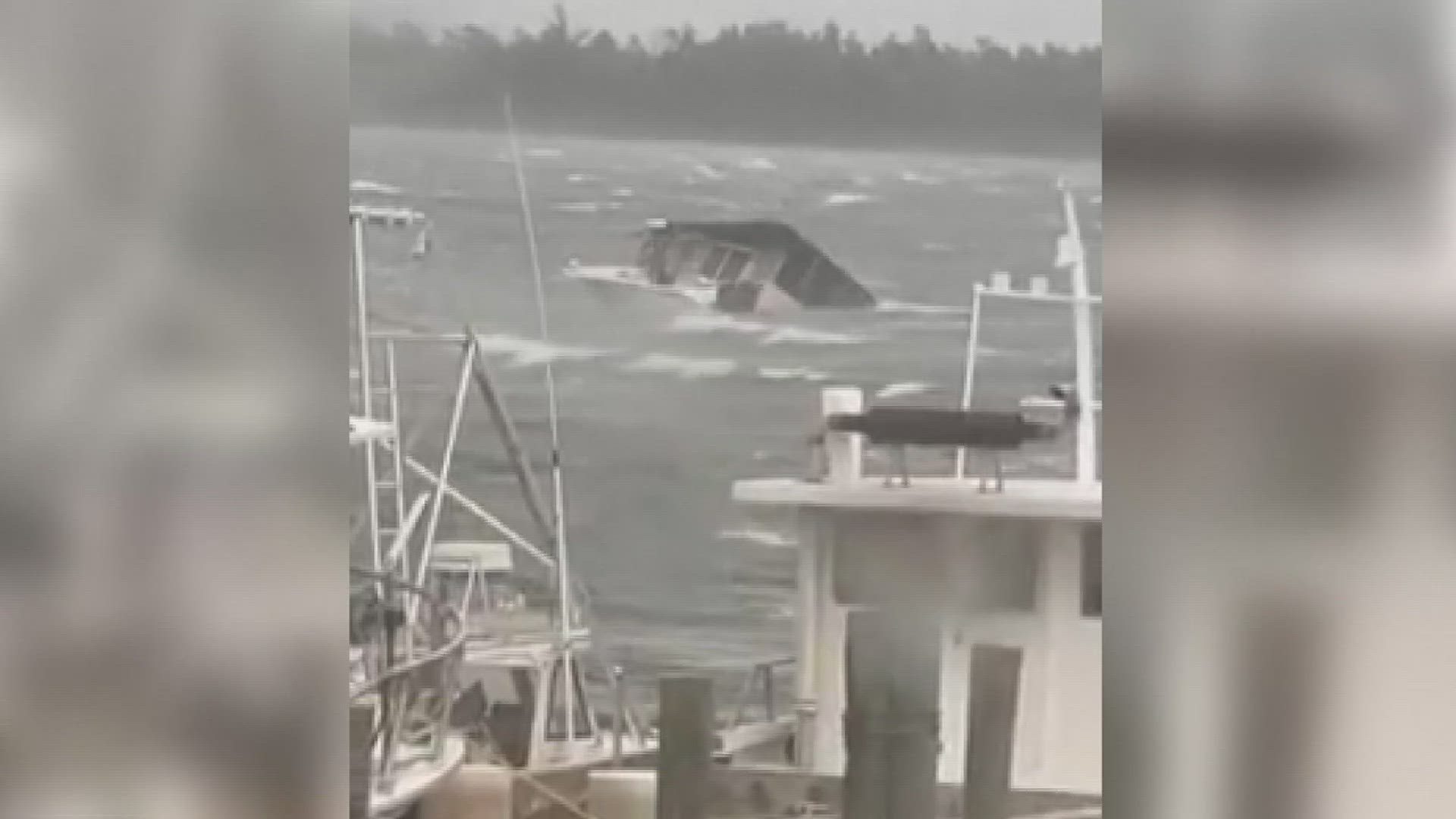 Video shows rescue after house boat capsizes off Florida coast ...