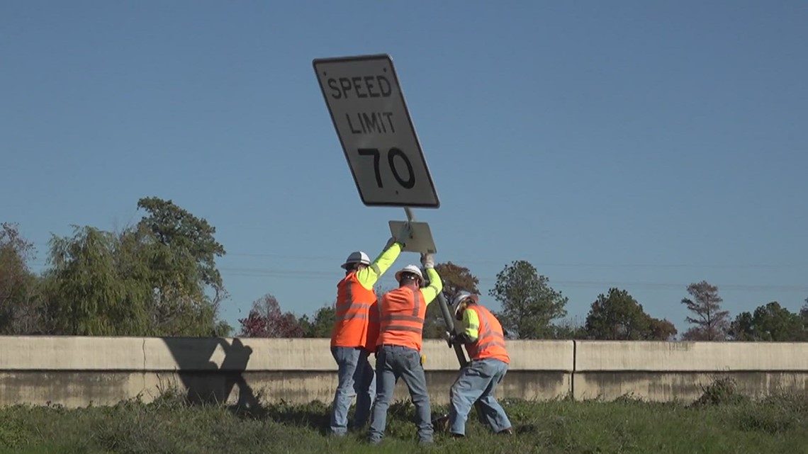 TxDOT lowers speed limit along U.S. Highway 69 between Beaumont Port Arthur