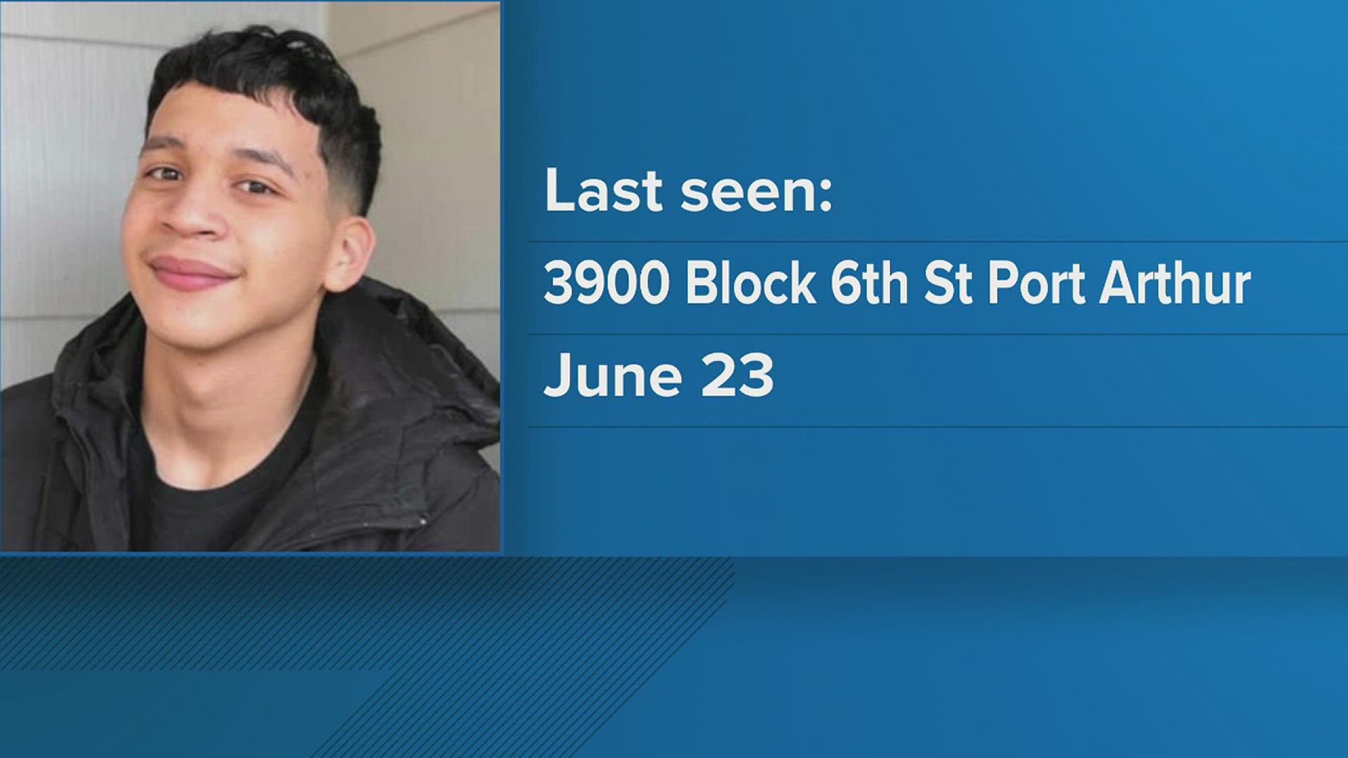 German Salgado was last seen Thursday night sleeping at his home located in the 3900 block of 6th Street in Port Arthur.