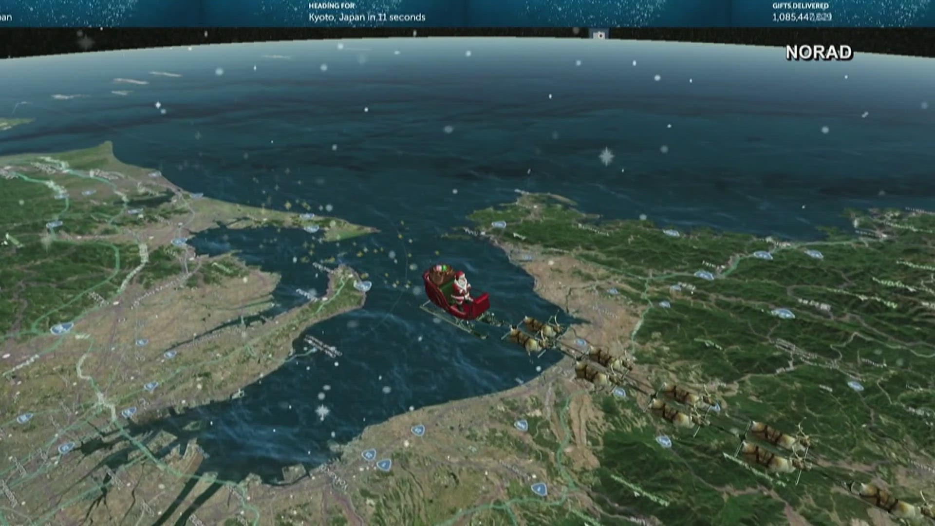 NORAD is tracking Santa and his reindeer, just like they've done for more than six decades.