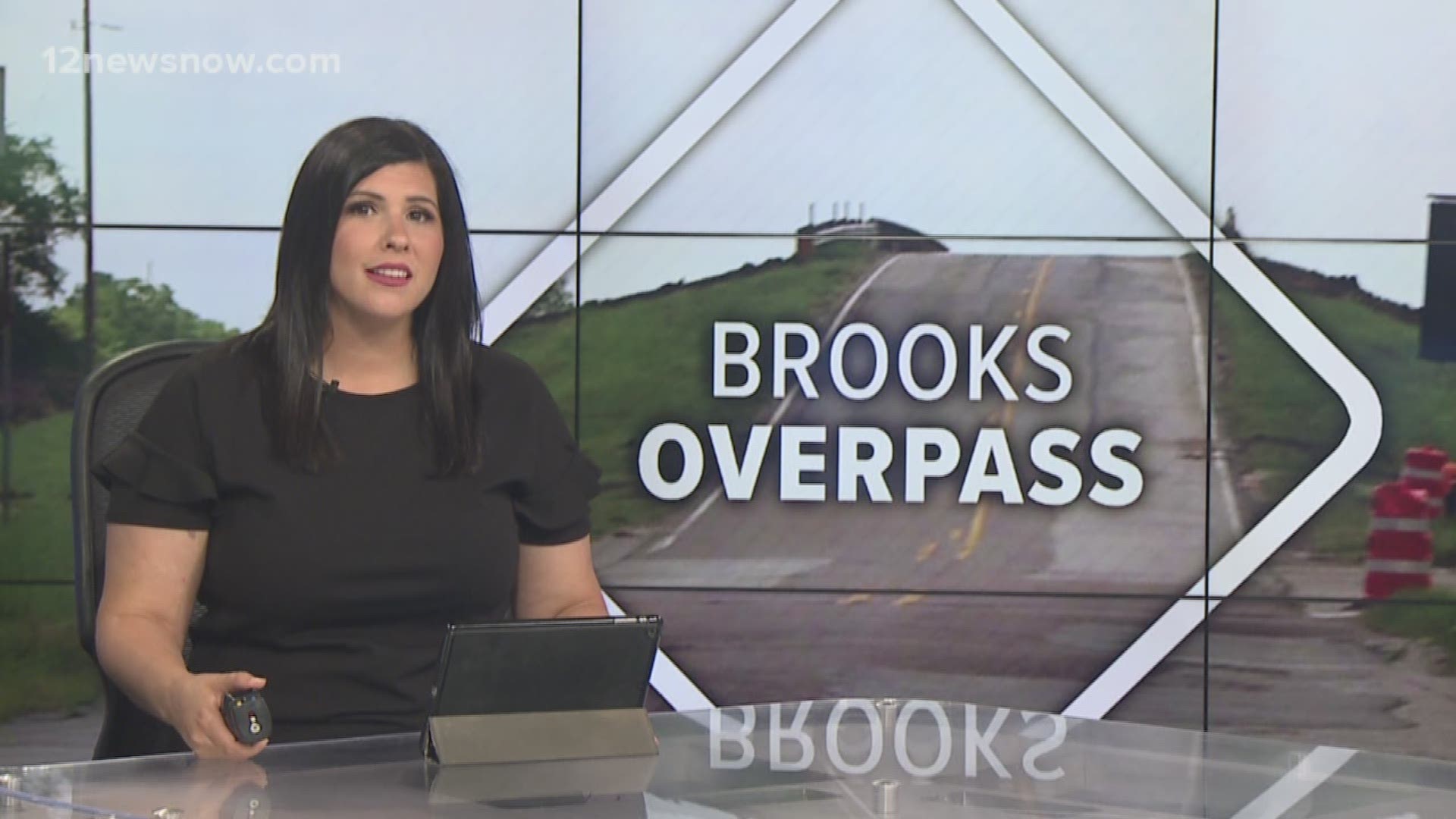 If you plan on taking a trip this weekend that takes you on I-10 near Brooks Road, listen up! Workers have started demolishing the overpass.