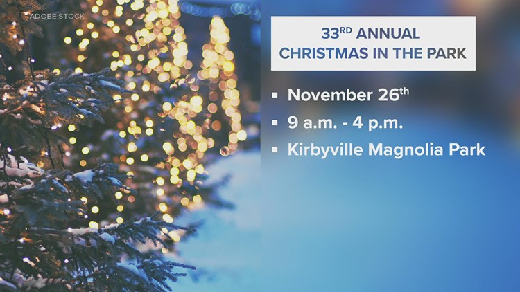 Kirbyville's 33rd annual Christmas in the park celebration