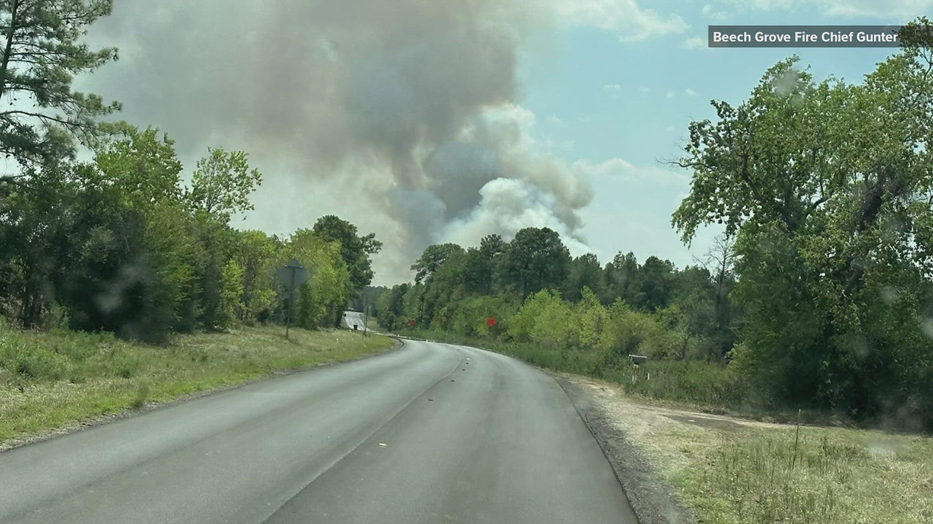 Jasper County Judge Mark Allen tells 12News no structures have been reported as destroyed.