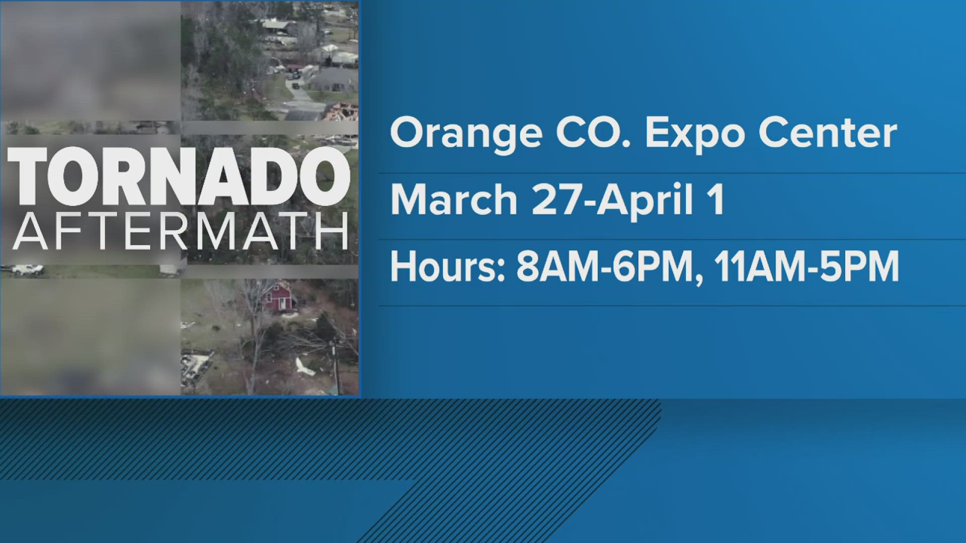 An EF-1 and an EF-2 tornado touched down in Orange County on January 24, 2023. The severe weather damaged and destroyed many homes.