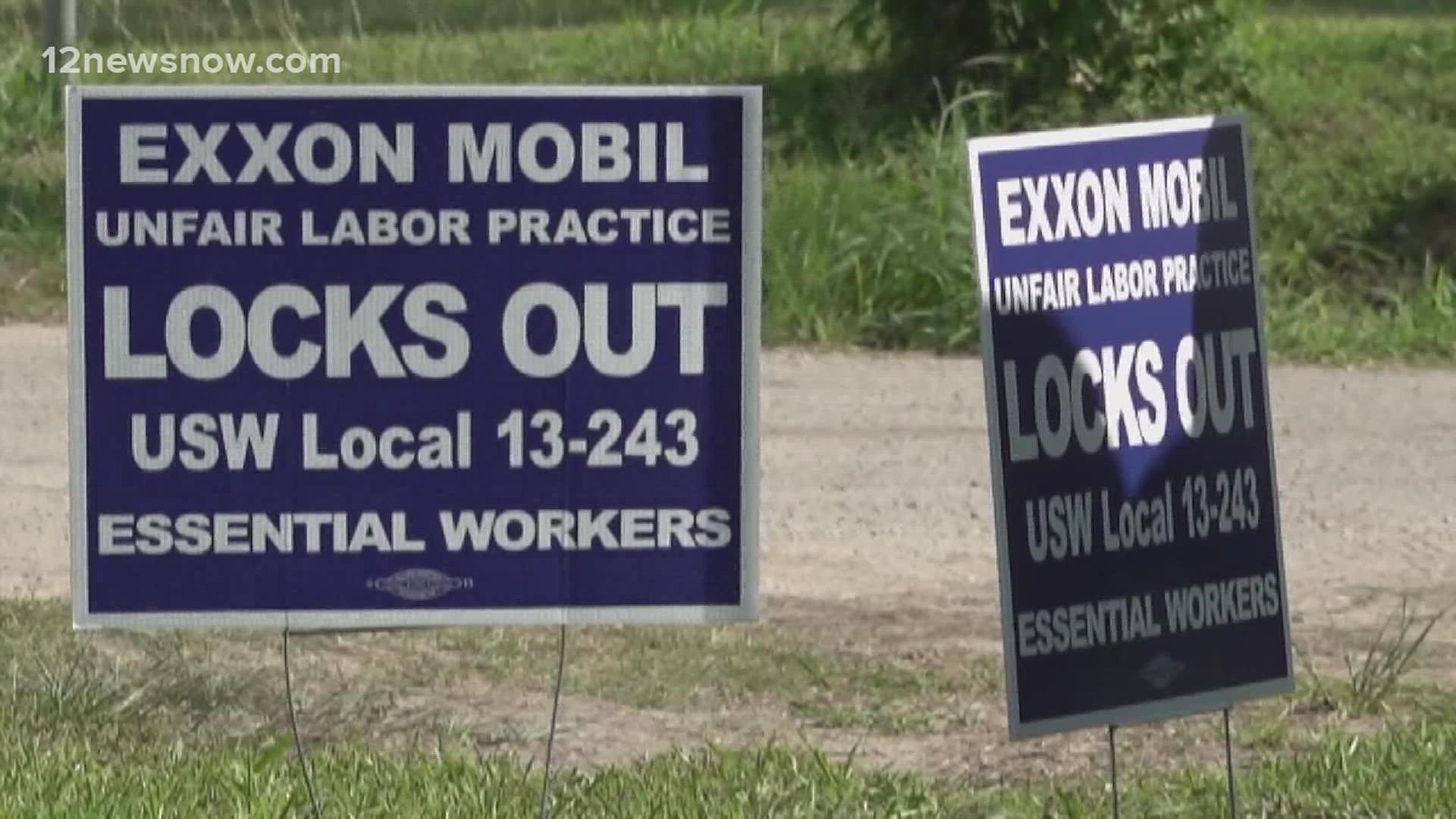 ExxonMobil says the petition is close to getting the necessary signatures to relieve the union of representation.