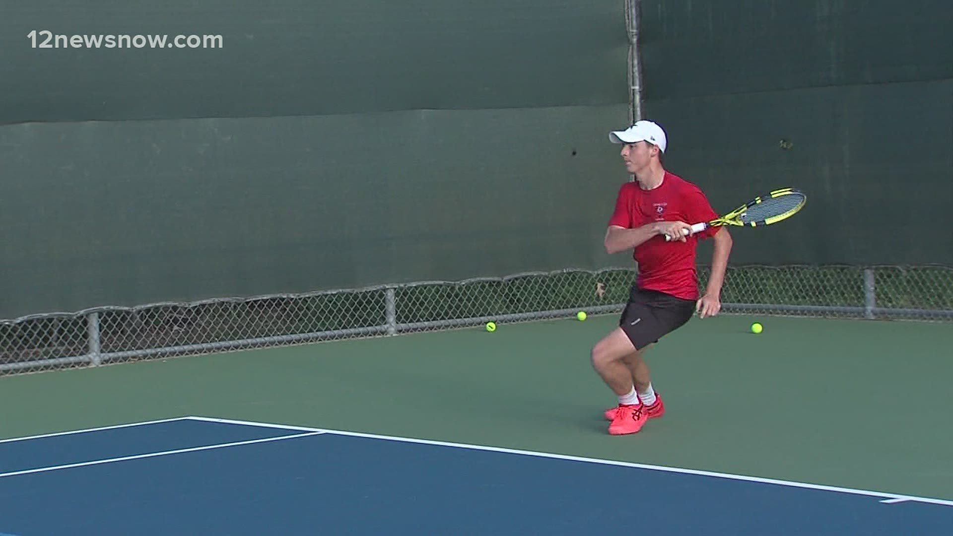 James Menard's unbelievable senior year continues with a UIL State Tennis Tournament appearance