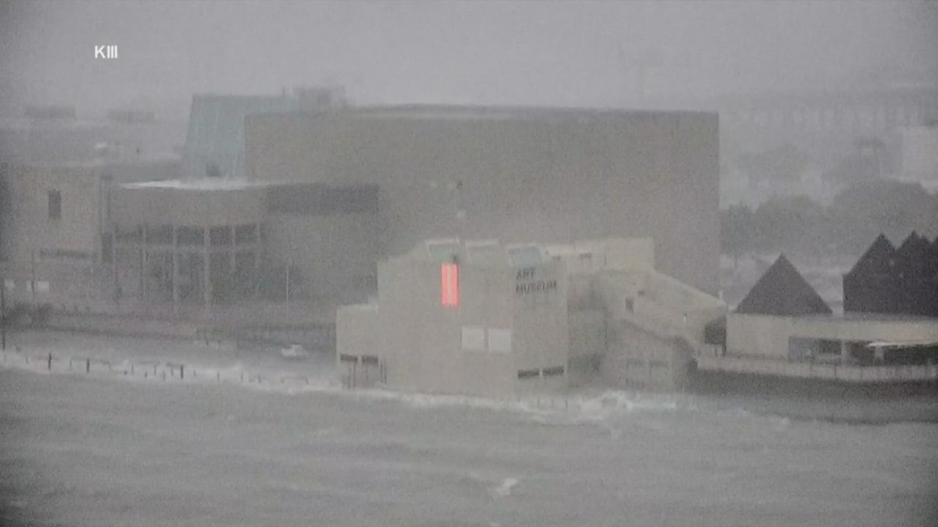 Tropical storm Harold made landfall this morning on Padre Island