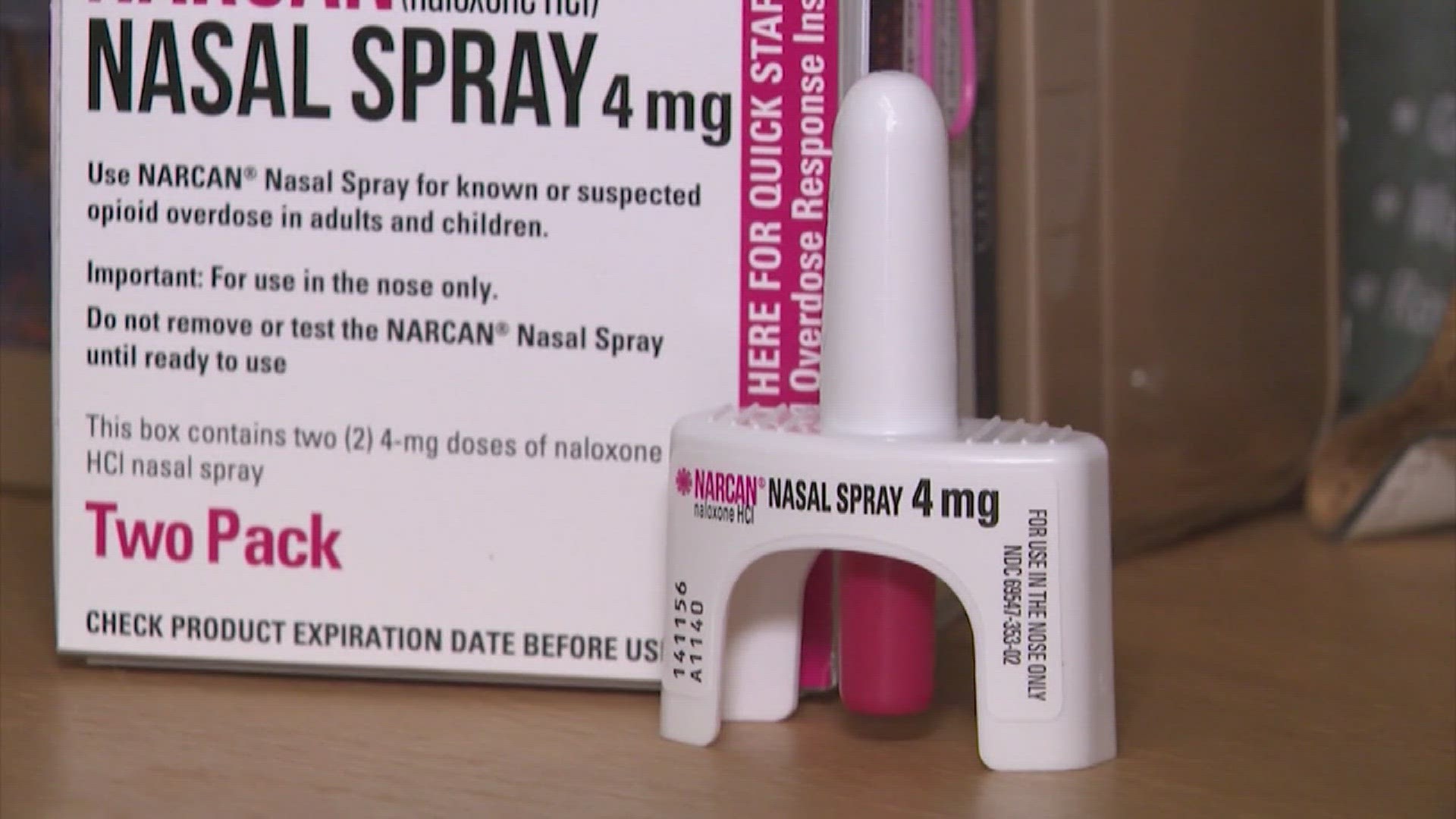 The nasal spray can reverse an Opioid overdose in minutes. Even the smallest dose of Fentanyl can be deadly.