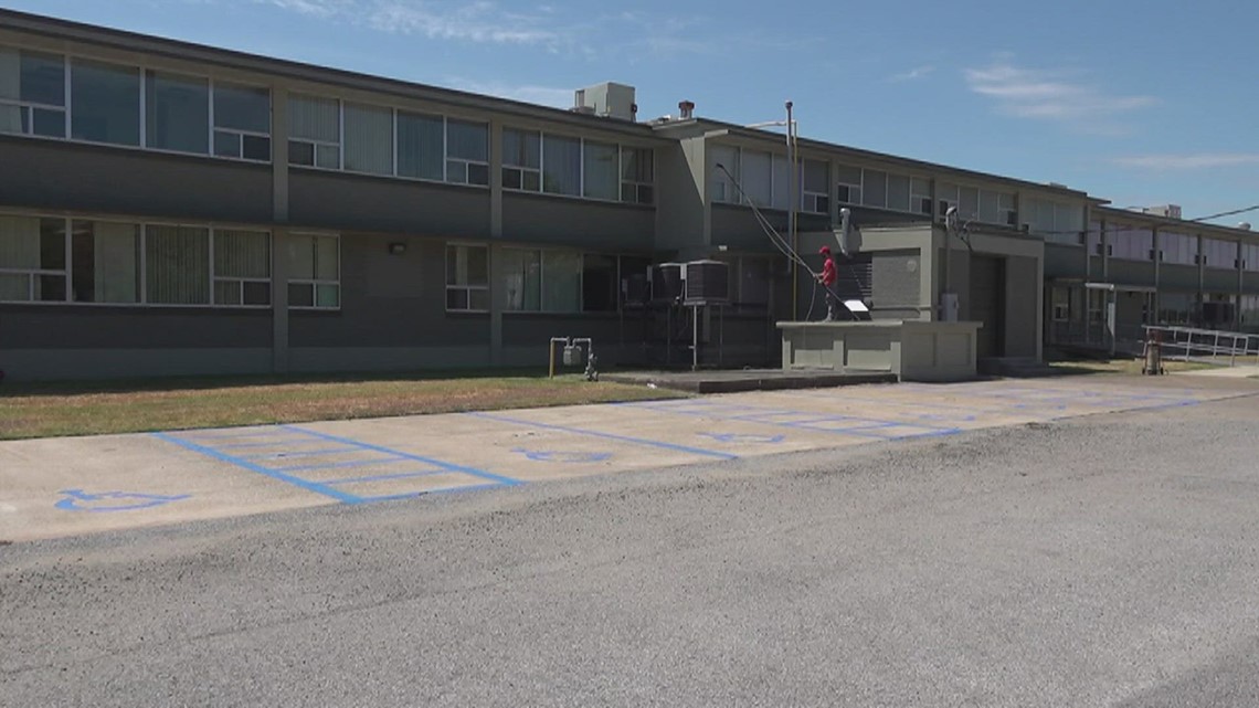 1940s Orange navy barracks converted into office space