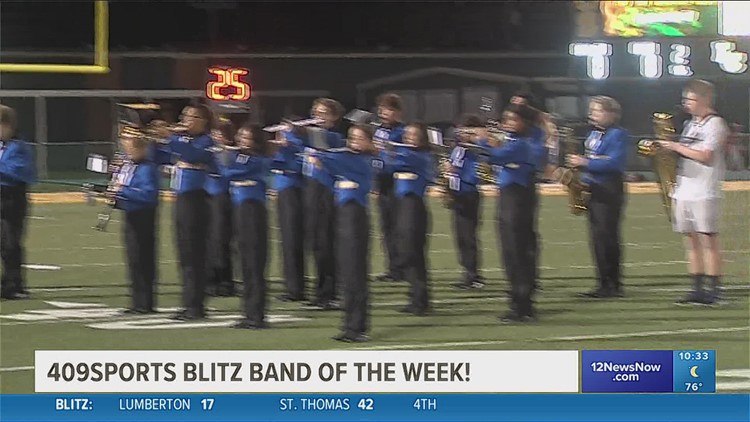 Hamshire-Fannet High School Longhorn Band wins the week 2 Band of the Week