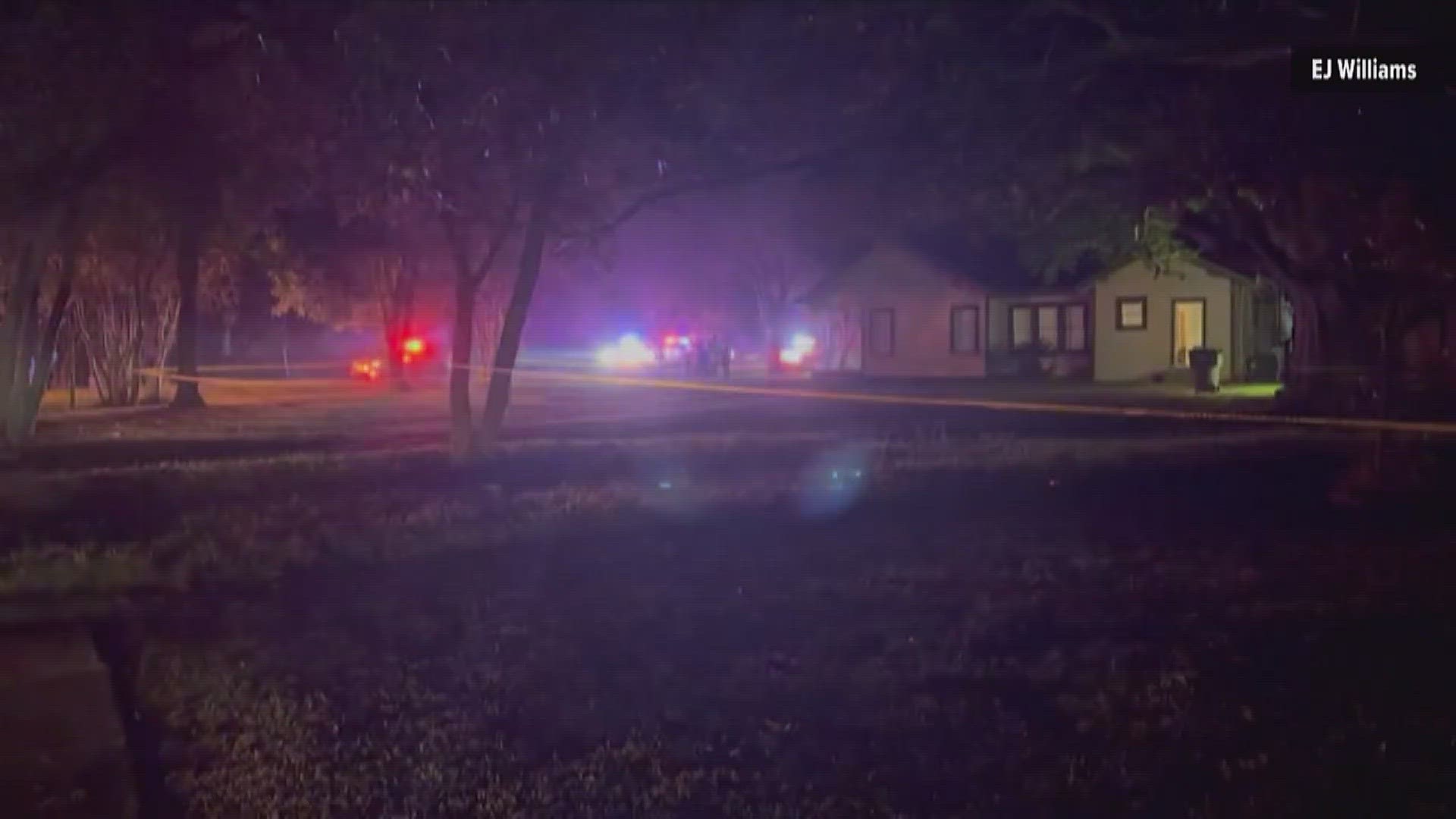 Police say two suspects walked into the backyard of a home during a party and began shooting.