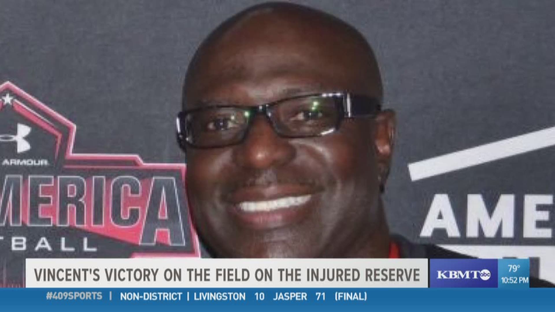 WEEK 4: Port Arthur Memorial High School football team plays hard for coach who's on the mend.
EDITOR'S NOTE : A previous version of this story incorrectly reported Coach Vincent was awaiting a lung transplant. 12News regrets the error.