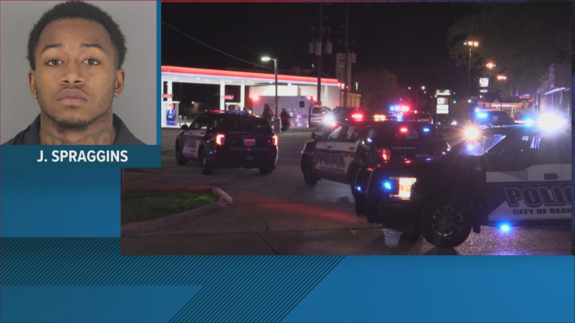 Geraldo Escamilla, 30, of Beaumont, died at the scene of the shooting. Armando Camargo, Jr., 25, was shot and injured.