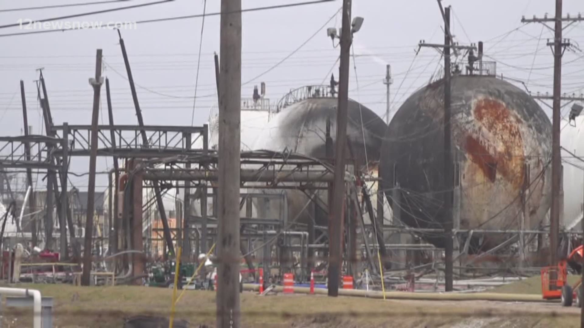 The company made changes several days ago after two major explosions rocked Port Neches in November