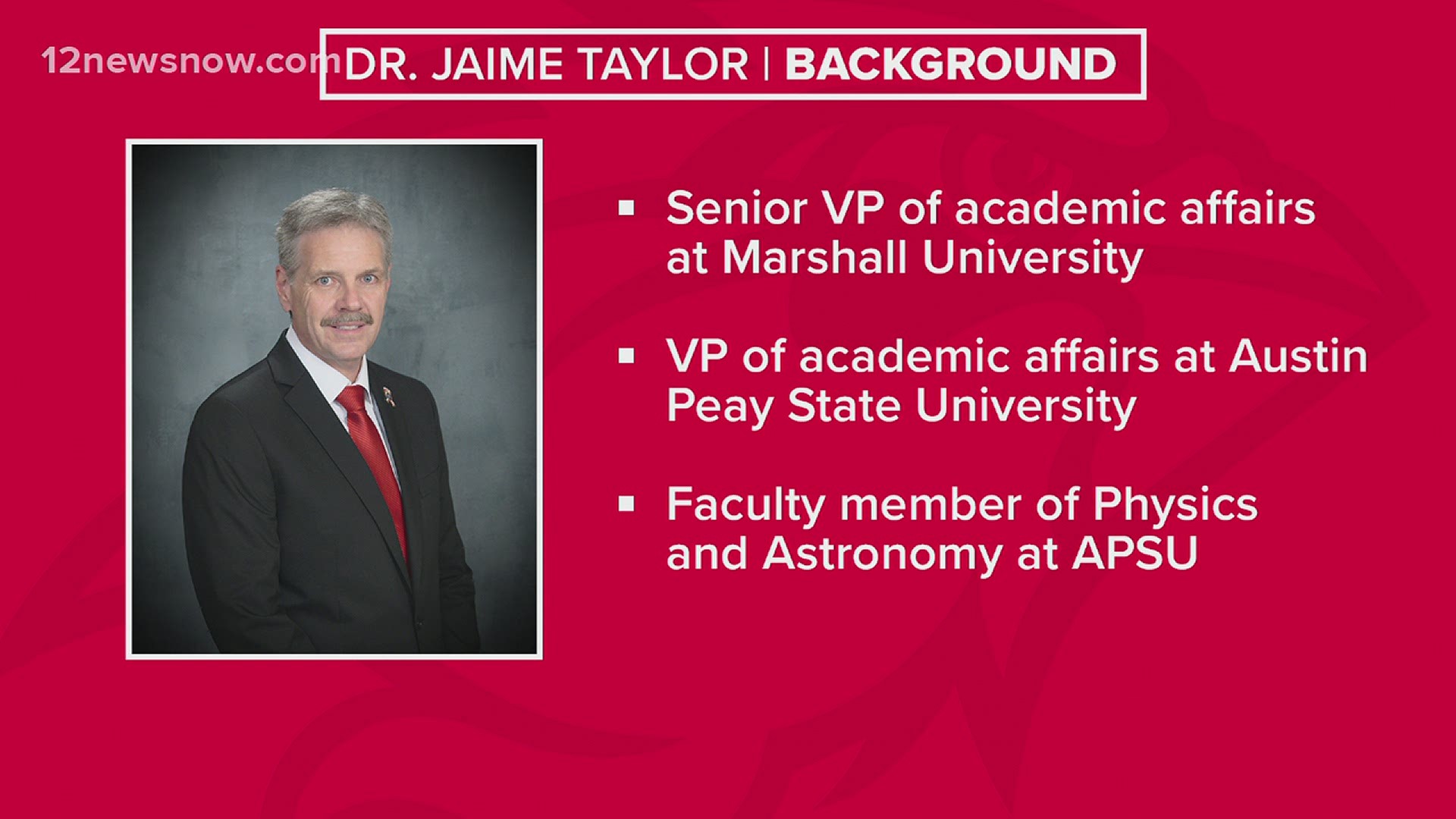 Jaime R. Taylor, Ph.D., will be the 16th president of Lamar University. Taylor was announced as the sole finalist earlier this month.