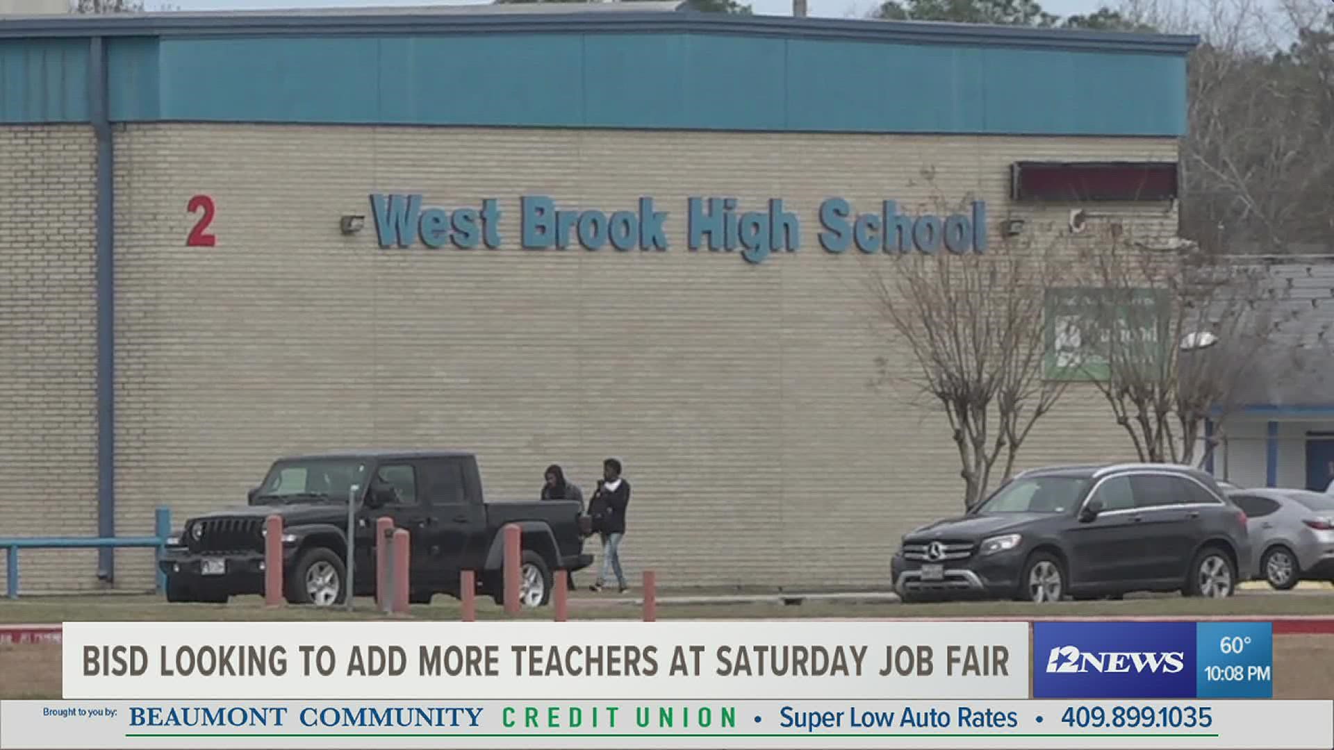 Beaumont ISD looking to fill more teacher positions at Saturday job fair