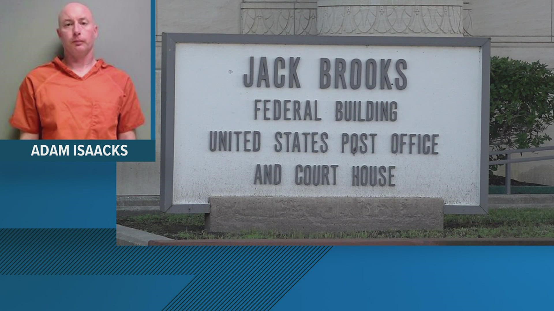 Adam Isaacks is facing 14 combined charges at both the state and federal level.