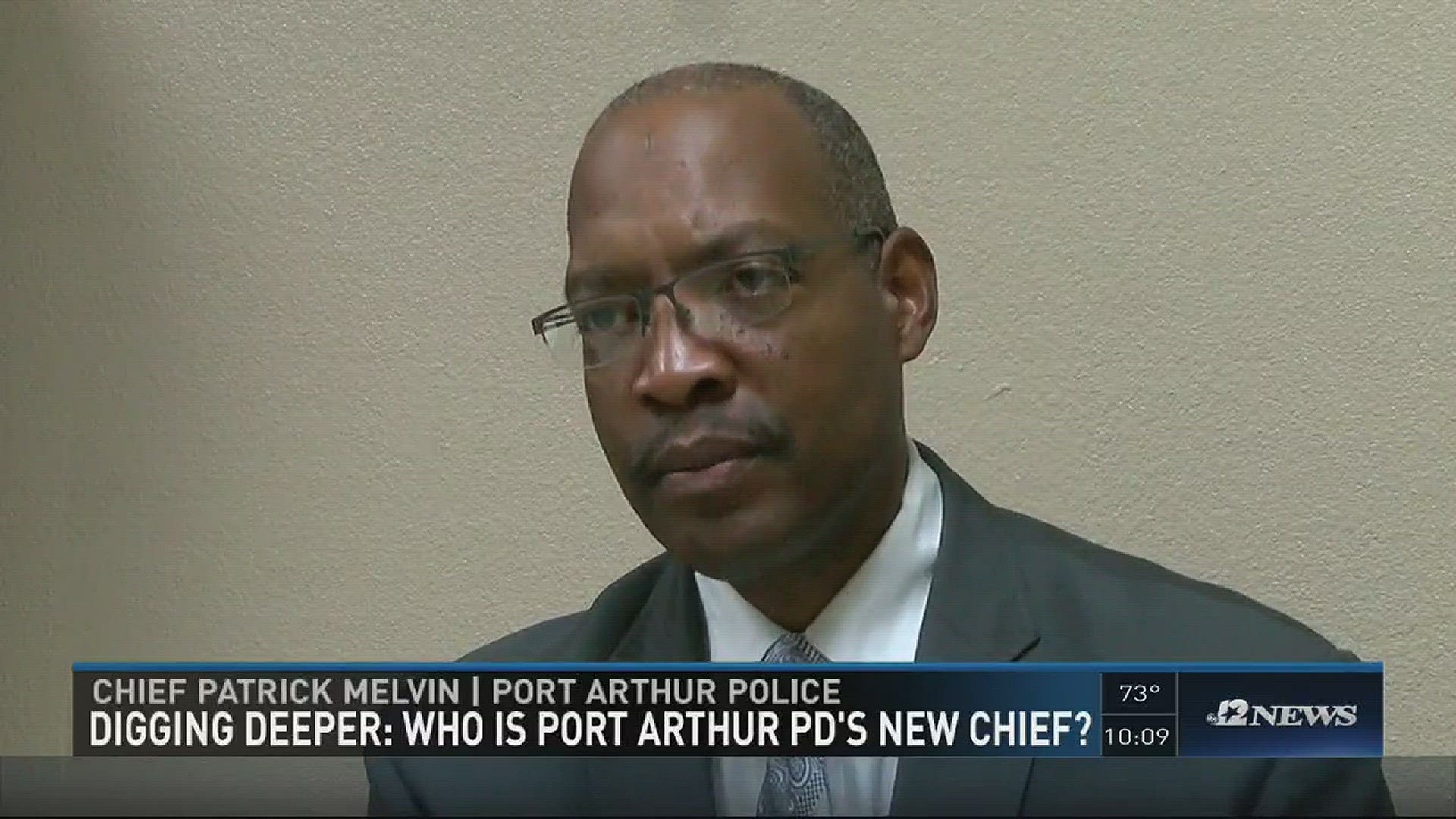 Patrick Melvin, Port Arthur's new police chief, just got into town this week. He takes over the job for Mark Blanton, who retired this spring.