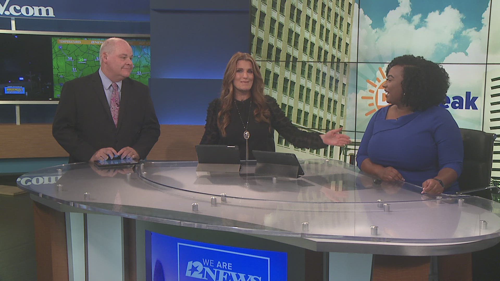 New Daybreak co-anchor Tia Johnson joins Tracy Kennick, Jeff Gerber on the Daybreak team.