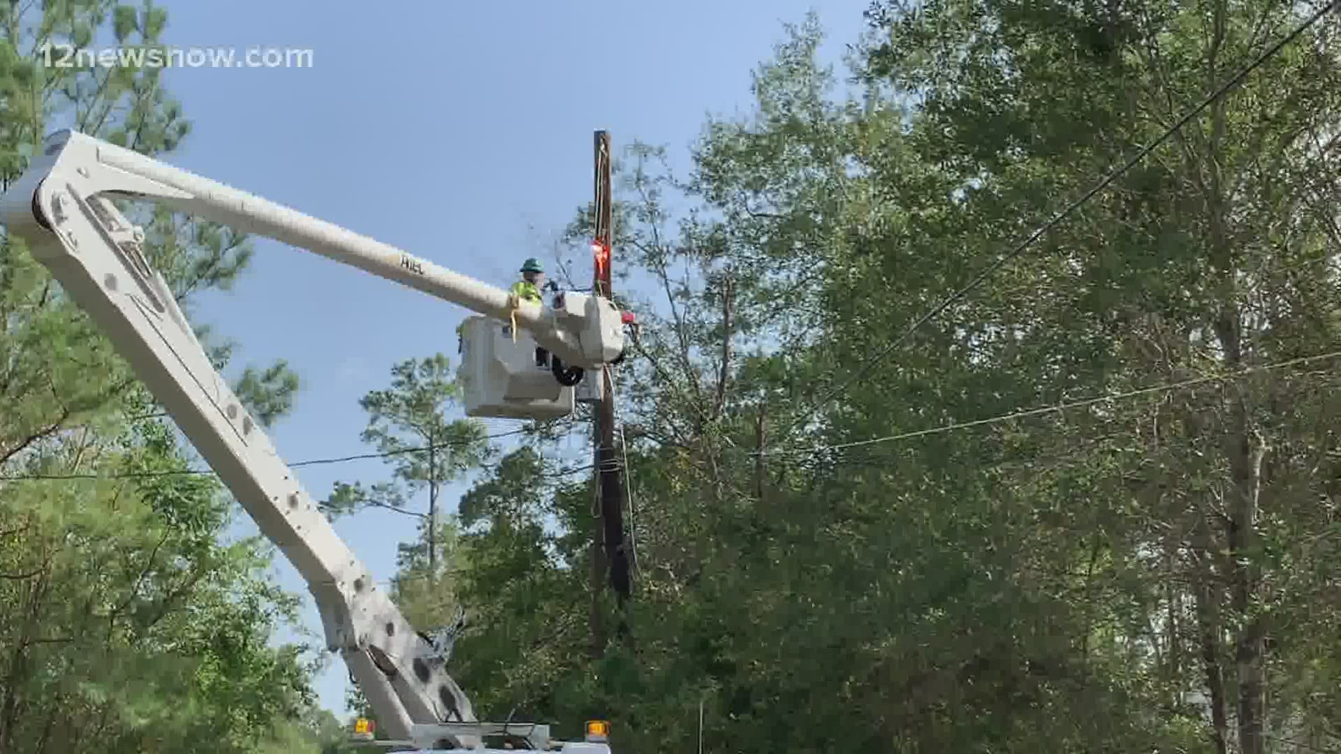 Nearly 25,000 in Southeast Texas are still without power.