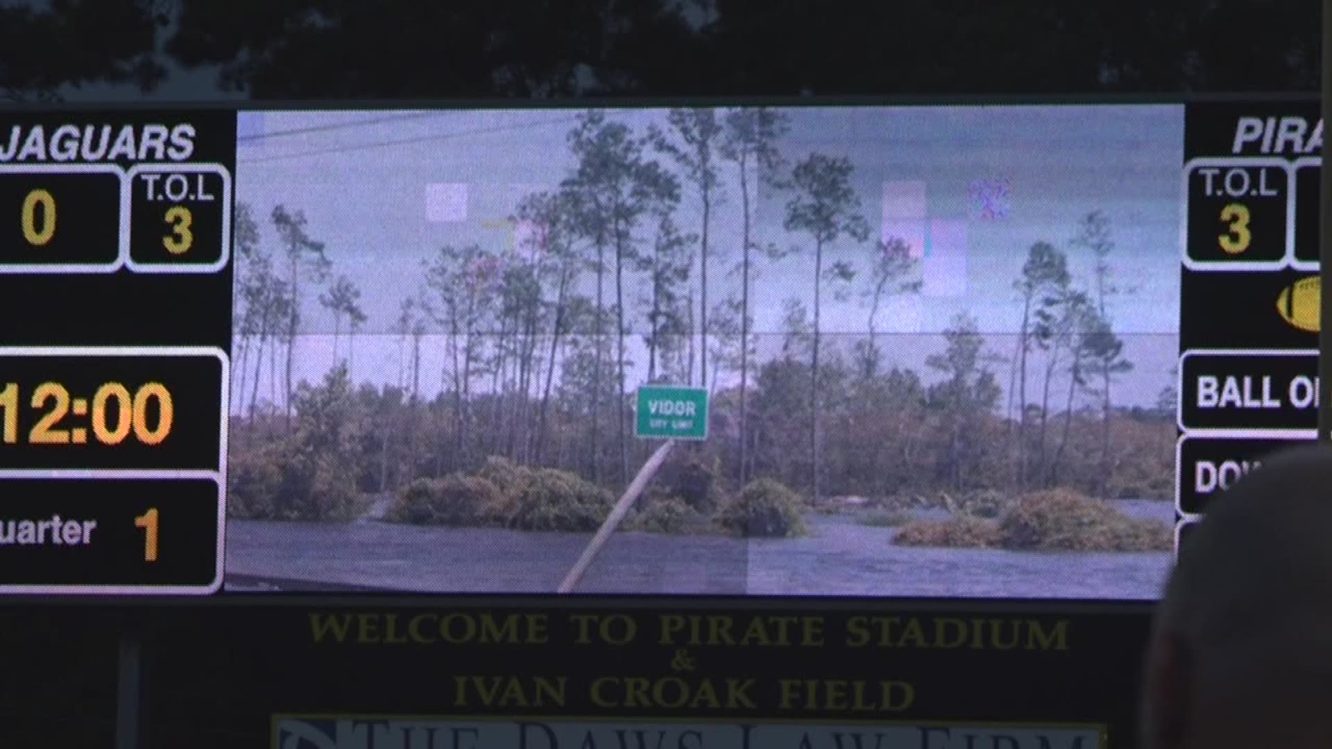 Football fans rallied behind the hometown Pirates for the first time since Harvey 12newsnow