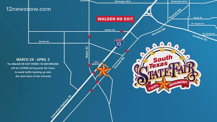 South Texas State Fair organizers providing alternative travel routes as construction continues