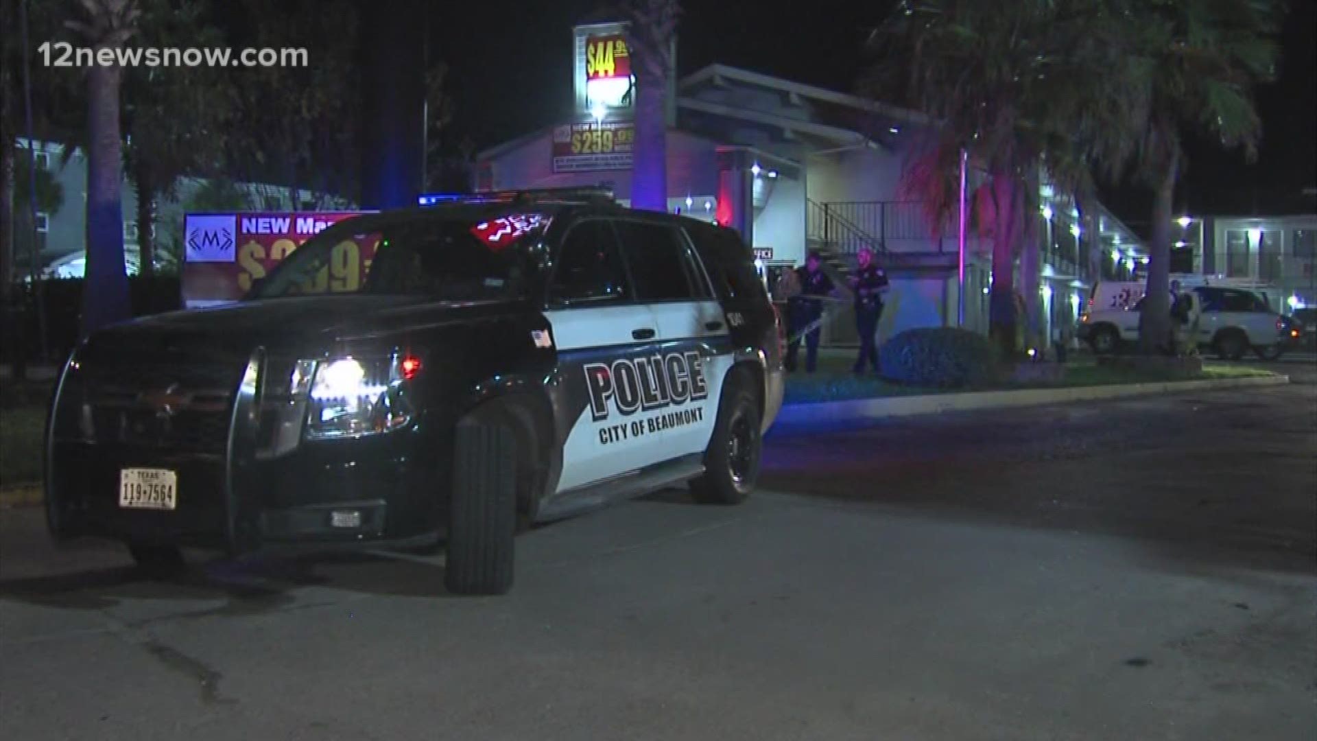 It happened early Tuesday morning at a Beaumont motel.