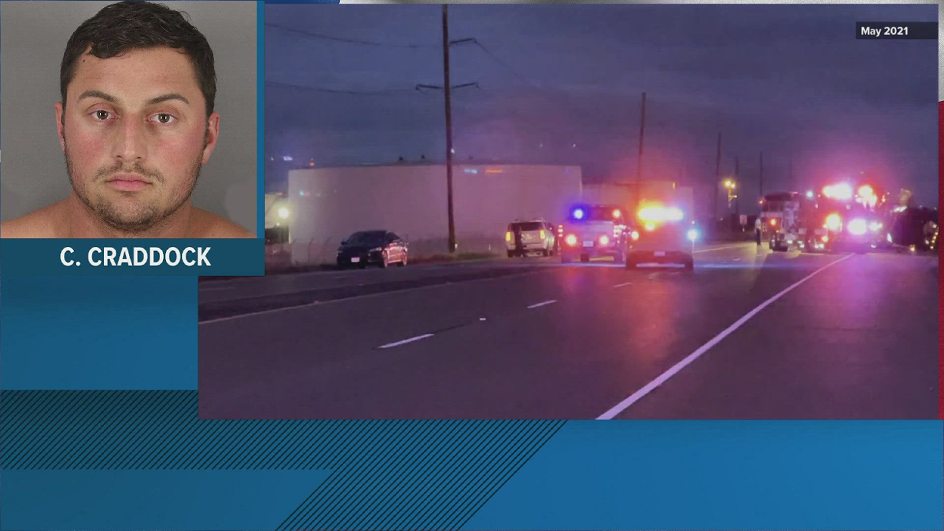 Chance Glyn Craddock admitted to using drugs and drinking alcohol prior to the wreck. Only one passenger in the car, a child, survived.