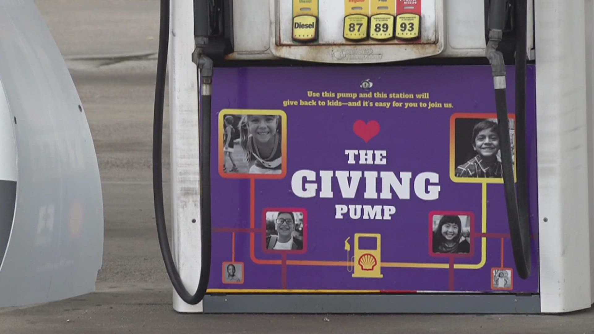 For every gallon of gas used at the specific pump marked with Girls' Haven branding, five cents will go towards the non-profit.