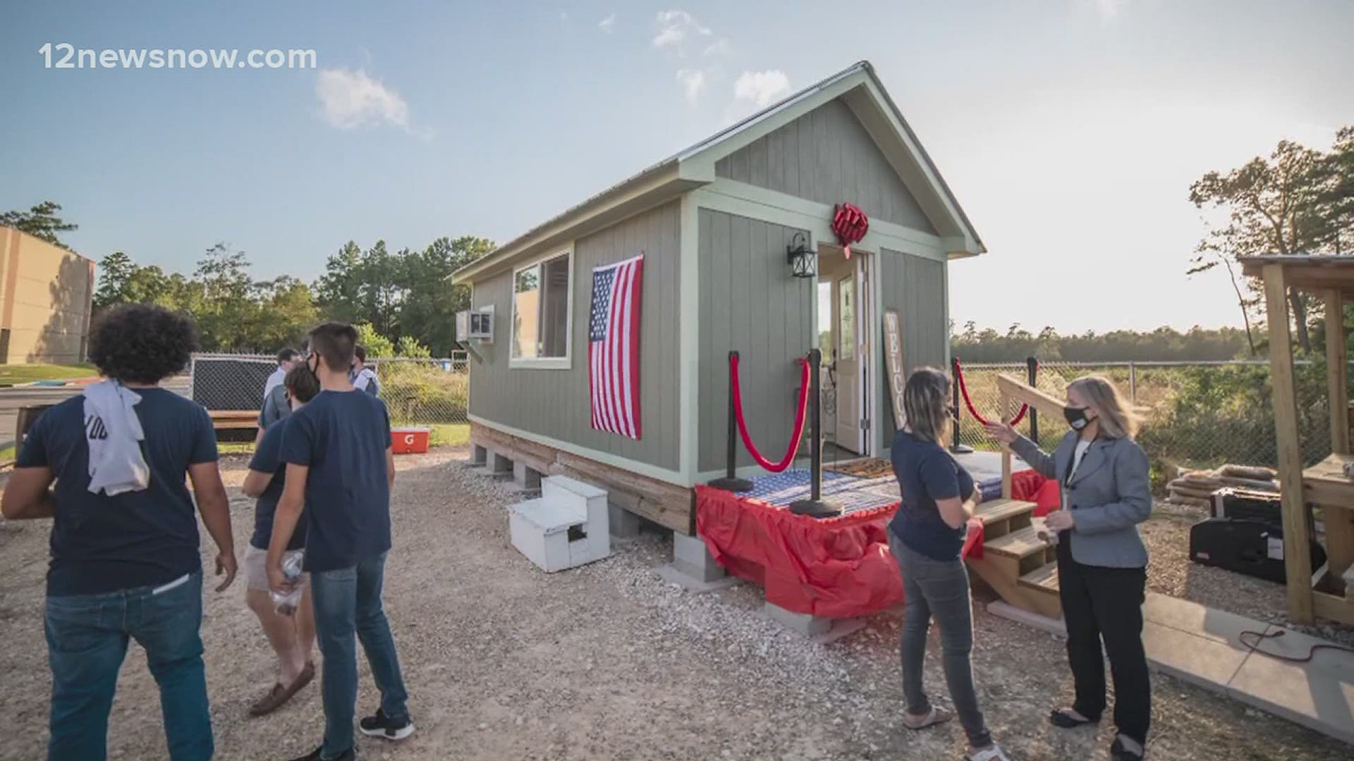 The tiny homes are little more than 209-square-feet but have all the essentials.