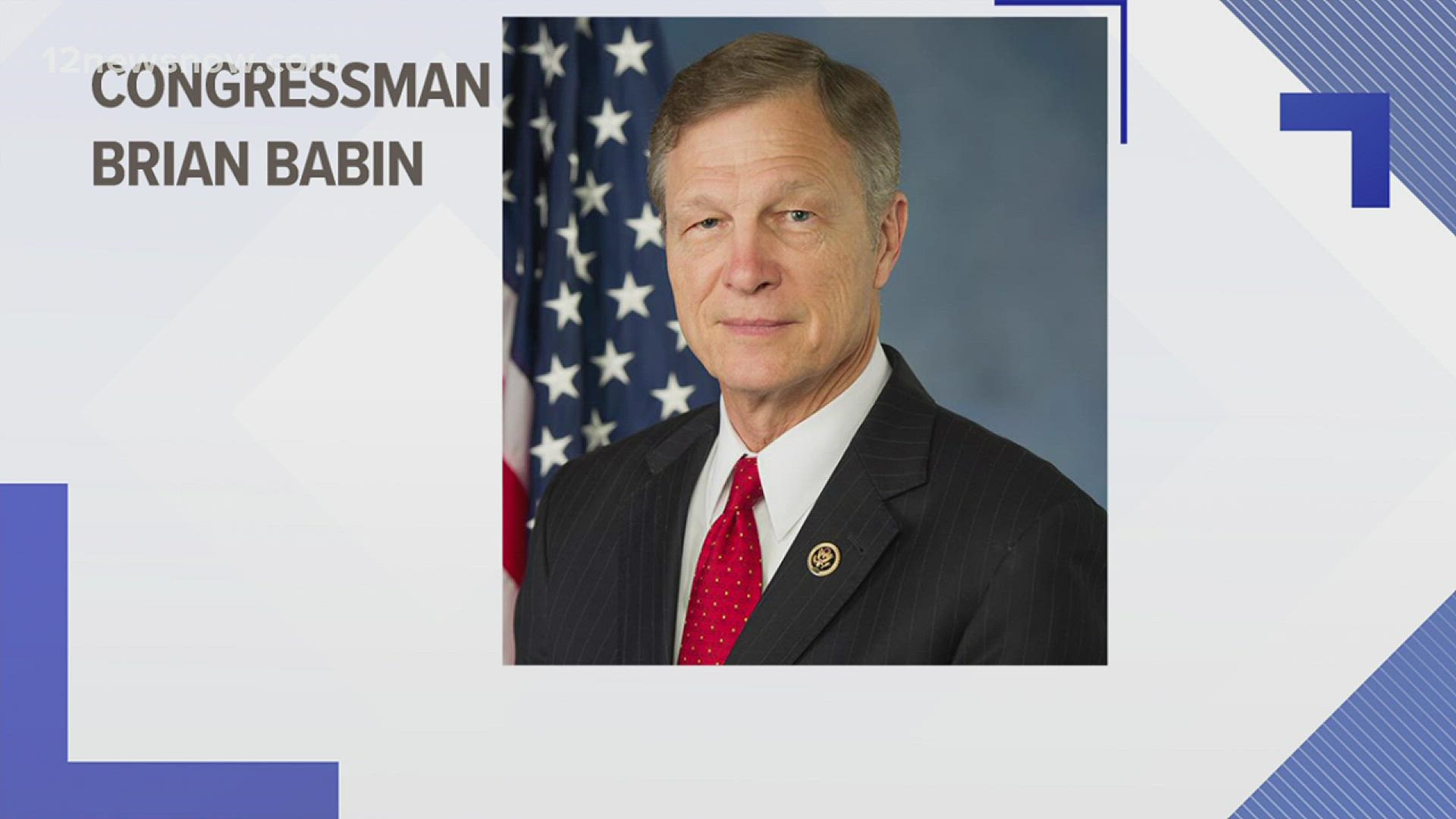 Babin announced on social media that he tested positive for COVID-19 Friday, despite being fully vaccinated.