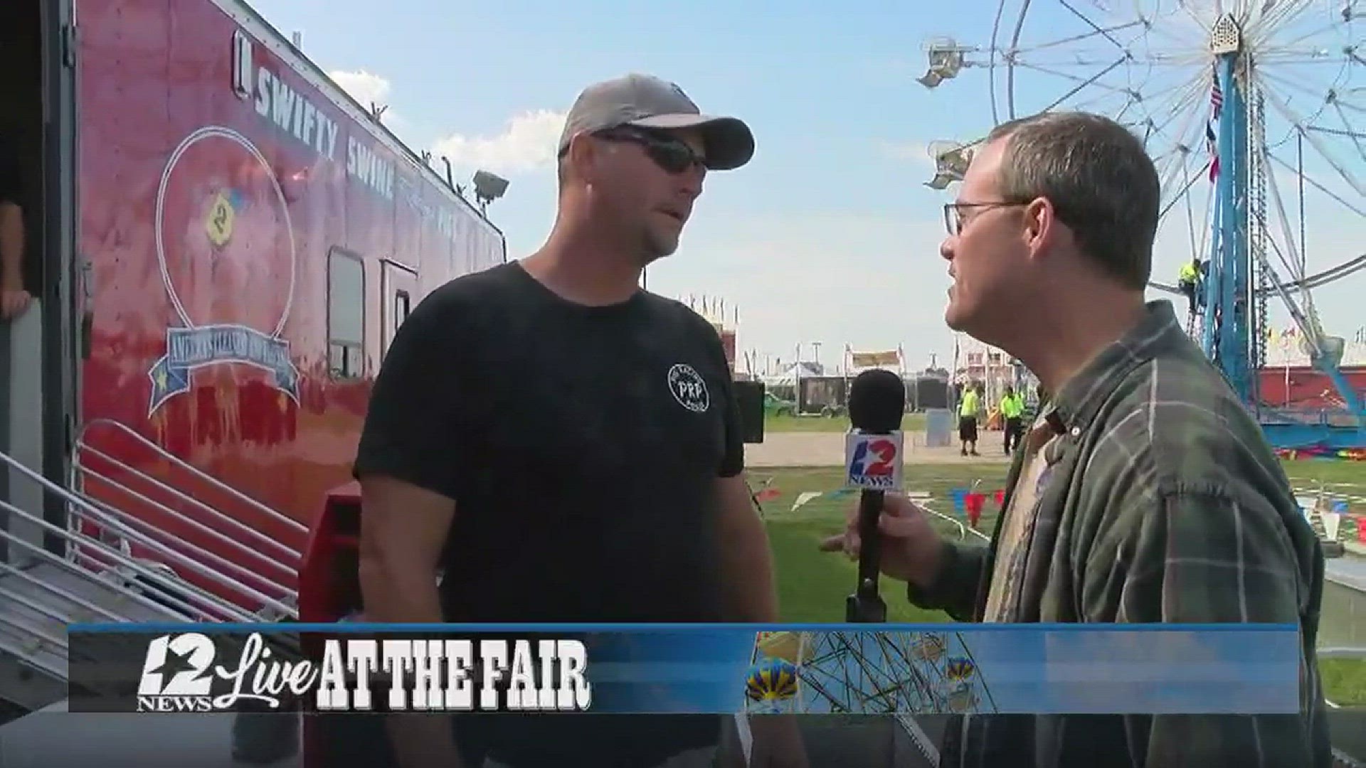 Fair weather and racing pigs with chief meteorologist Patrick Vaughn