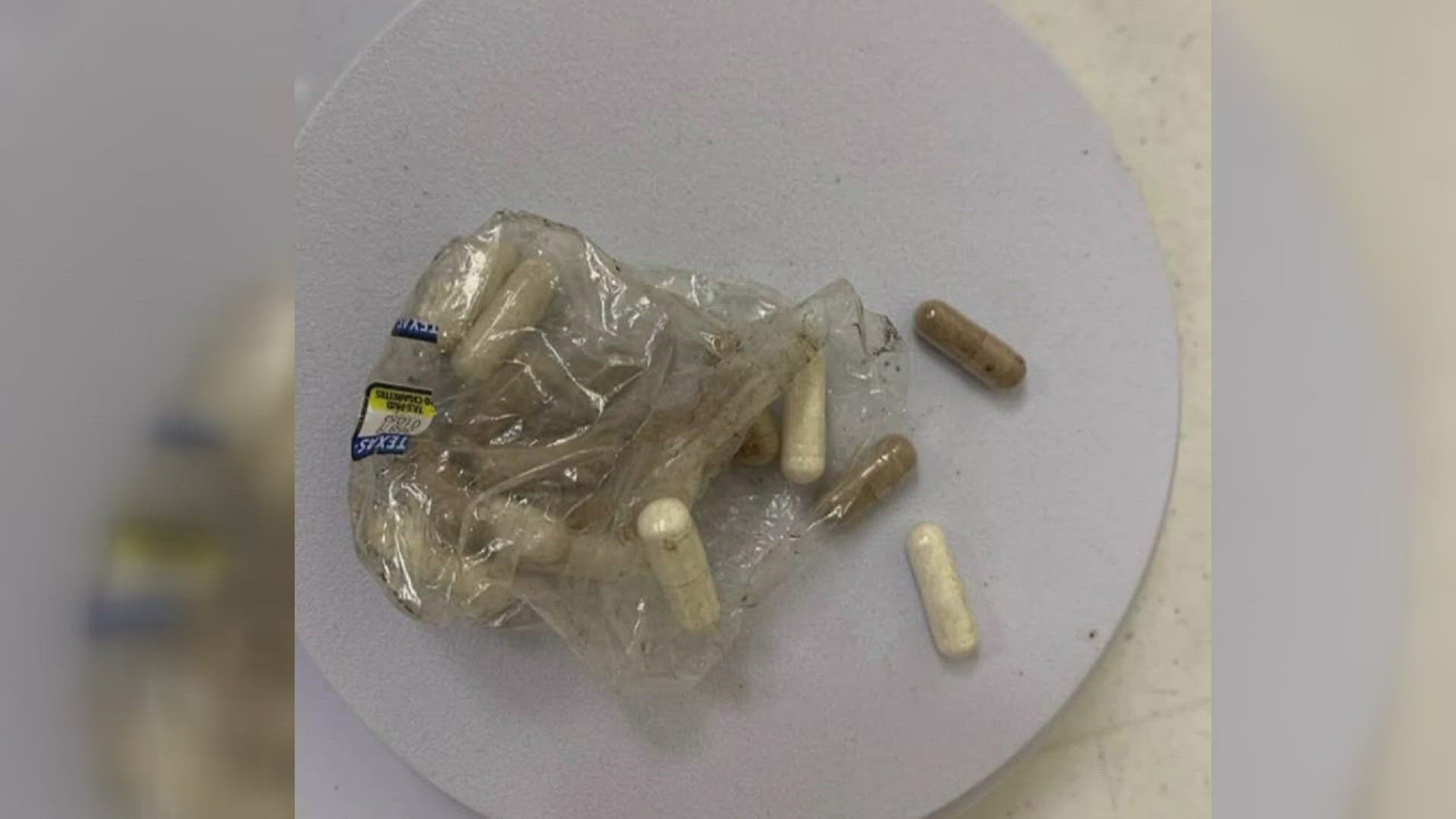 Two Beaumont men have been arrested after suspected drugs were seized from their vehicle.