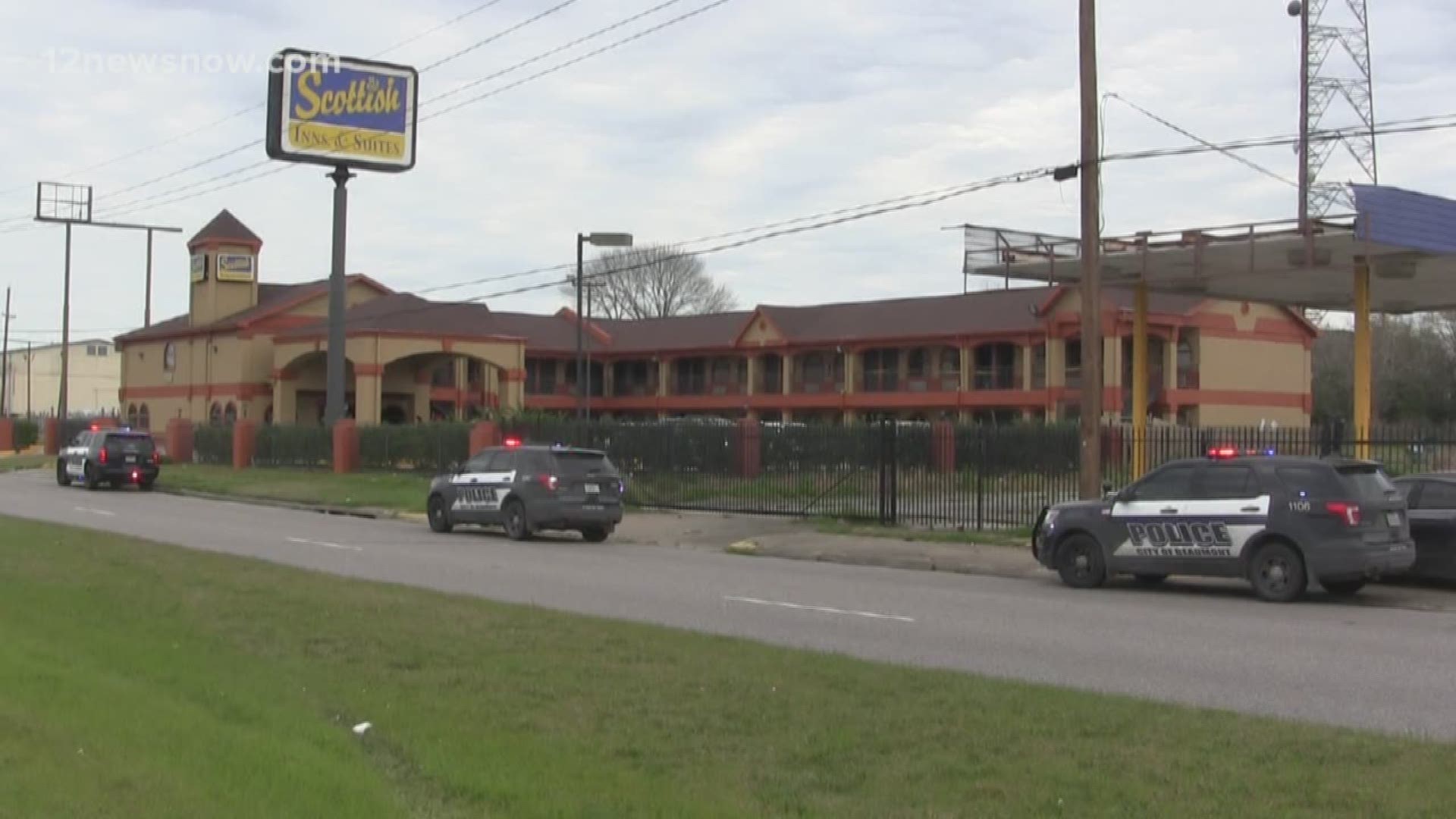 One gunshot victim is recovering after being shot in a Beaumont motel Saturday morning.