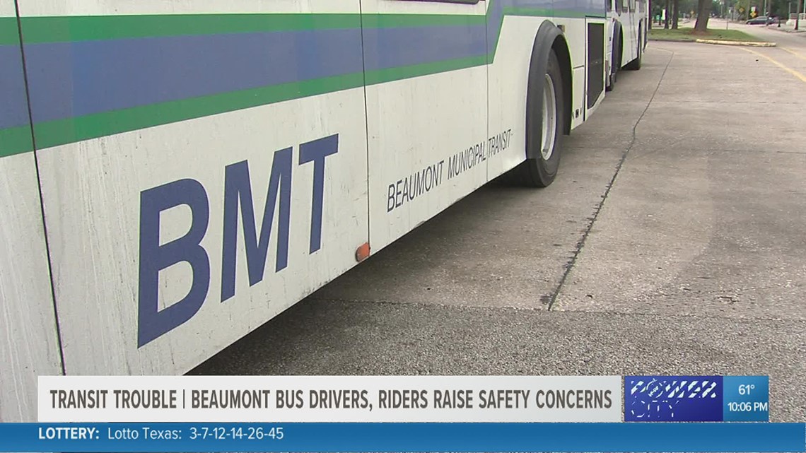 Beaumont transit workers community upset about unsafe conditions of city buses