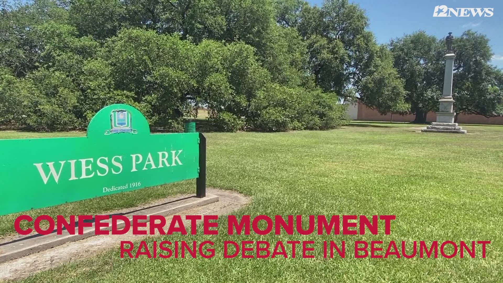 Beaumont City Council is set to consider the removal of a Confederate statue that has kept watch over a downtown Beaumont park since 1912.