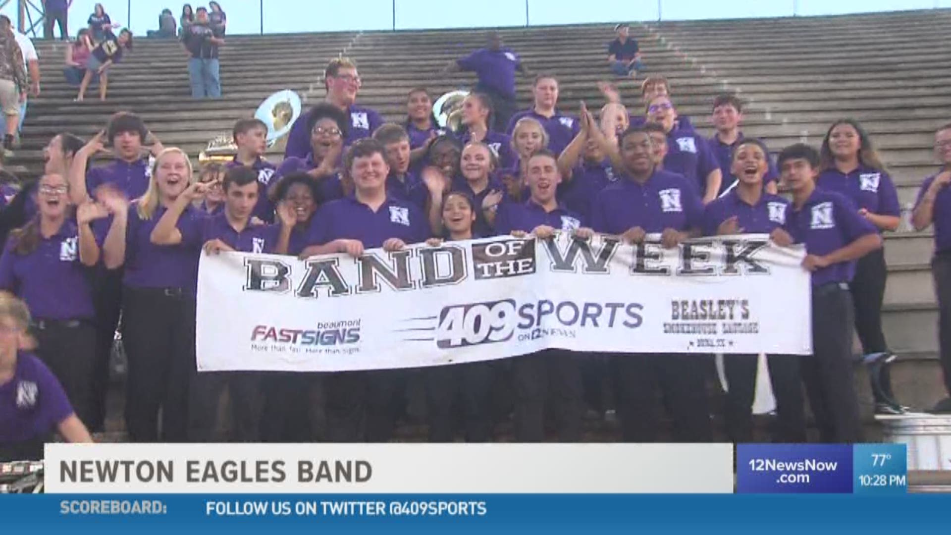 Week 3: Newton High School is the #409Sports Band of the Week