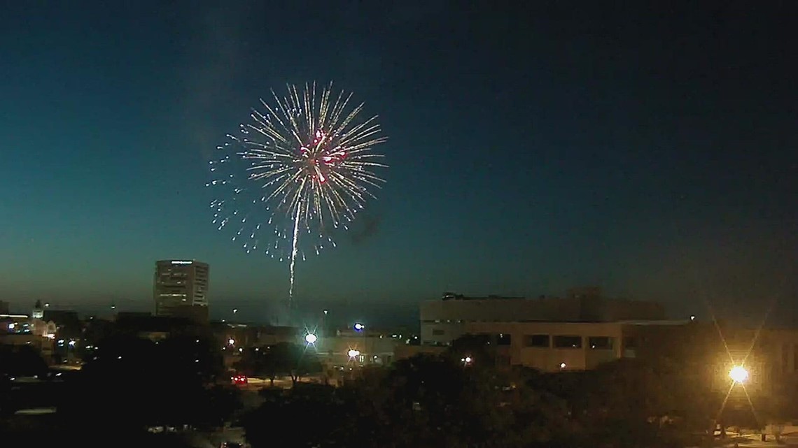 Fireworks show at Beaumont's 36th annual Fourth of July celebration